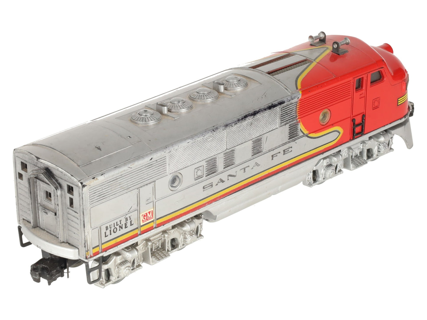 Lionel 2343T Vintage O Santa Fe F3 A Non-Powered Dummy Diesel Locomotive VG