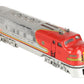 Lionel 2343T Vintage O Santa Fe F3 A Non-Powered Dummy Diesel Locomotive VG