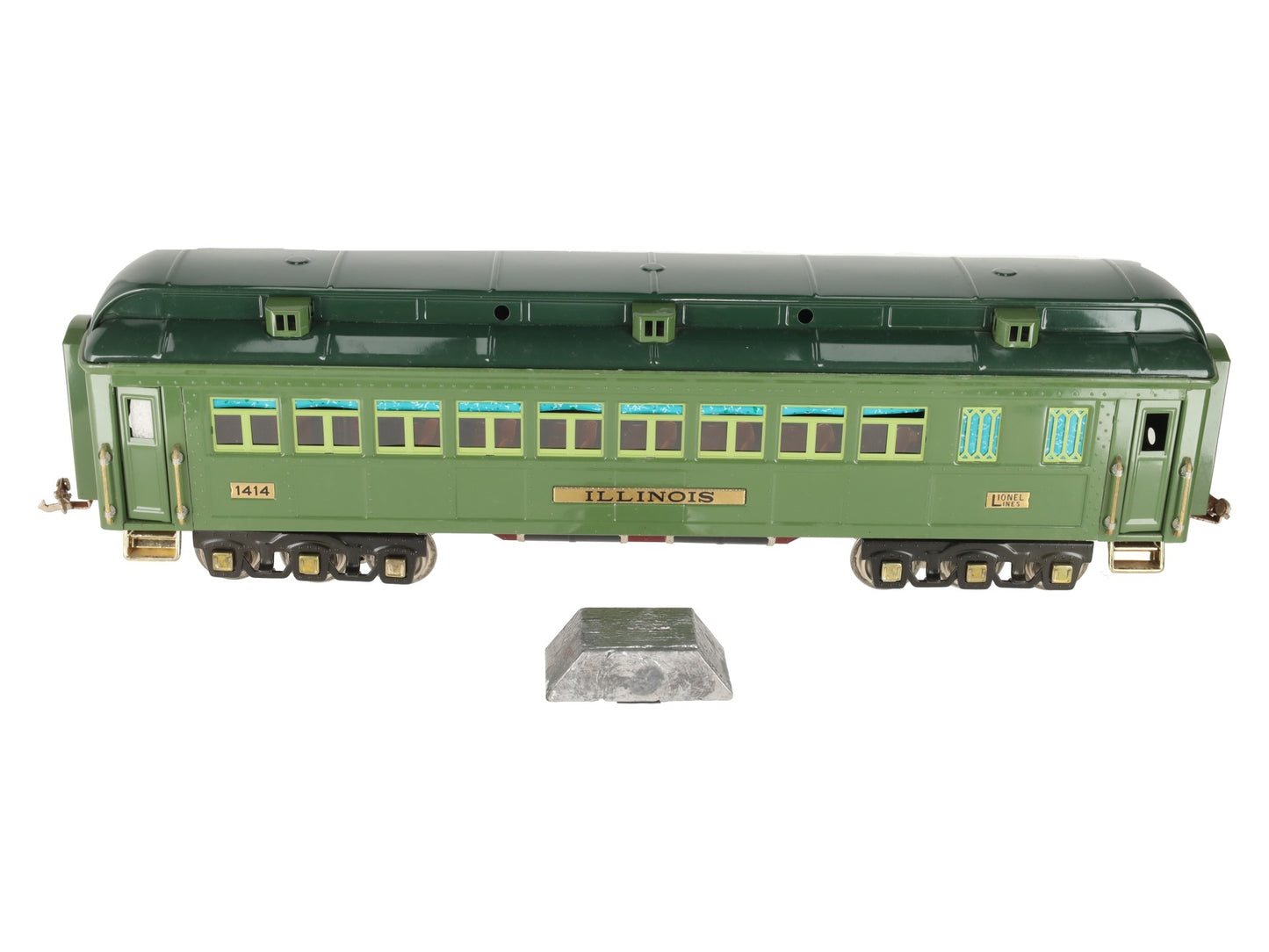 Lionel 6-13407 Standard Gauge Illinois Passenger Car #1414 VG