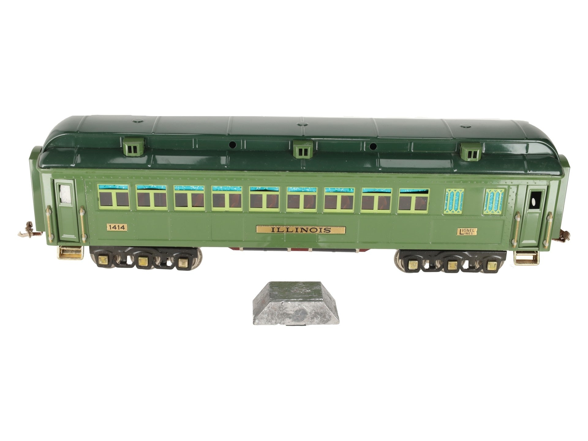 Lionel 6-13407 Standard Gauge Illinois Passenger Car #1414 VG
