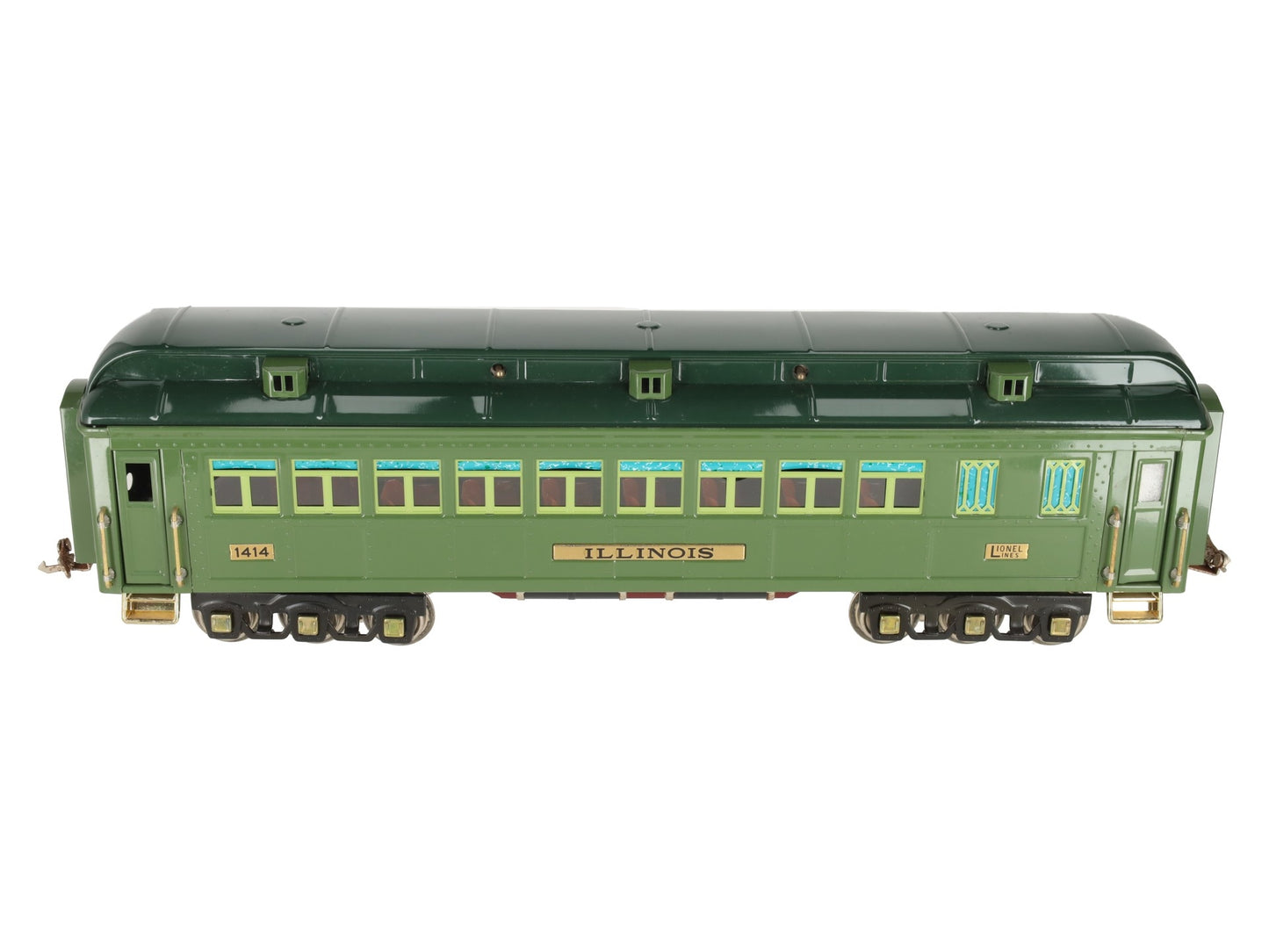 Lionel 6-13407 Standard Gauge Illinois Passenger Car #1414 VG