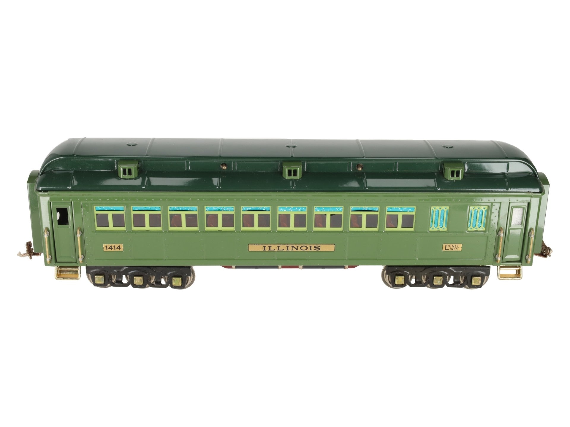 Lionel 6-13407 Standard Gauge Illinois Passenger Car #1414 VG