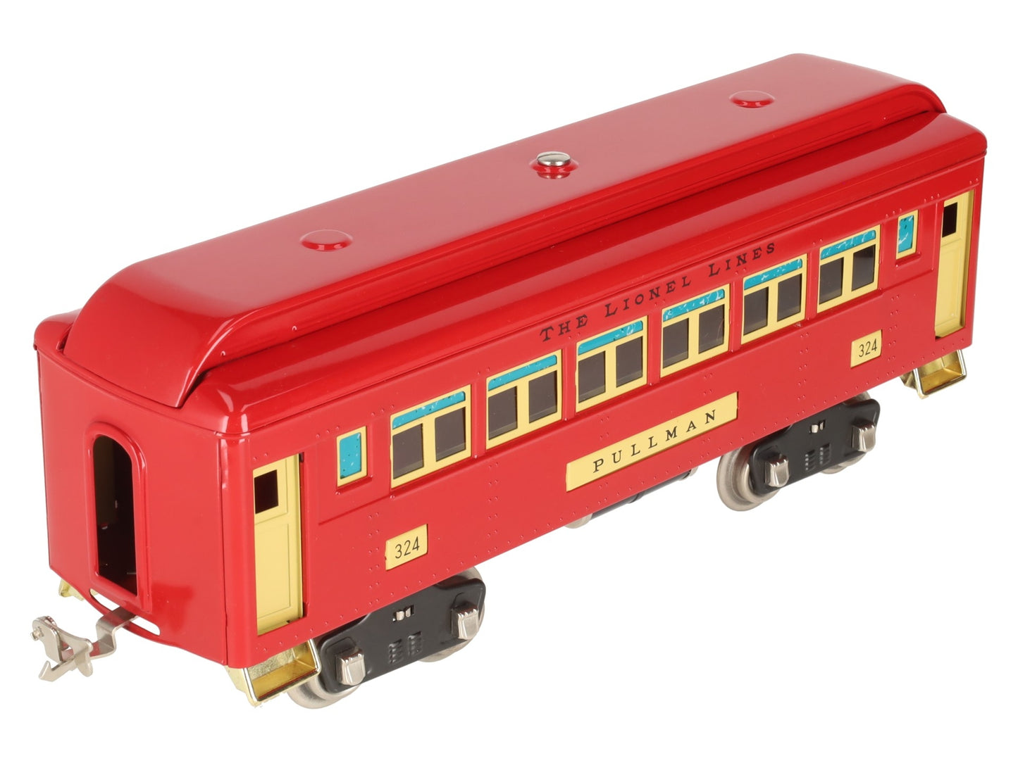 Lionel 6-13401 Standard Gauge Red Tinplate Pullman Car #324 EX/Box