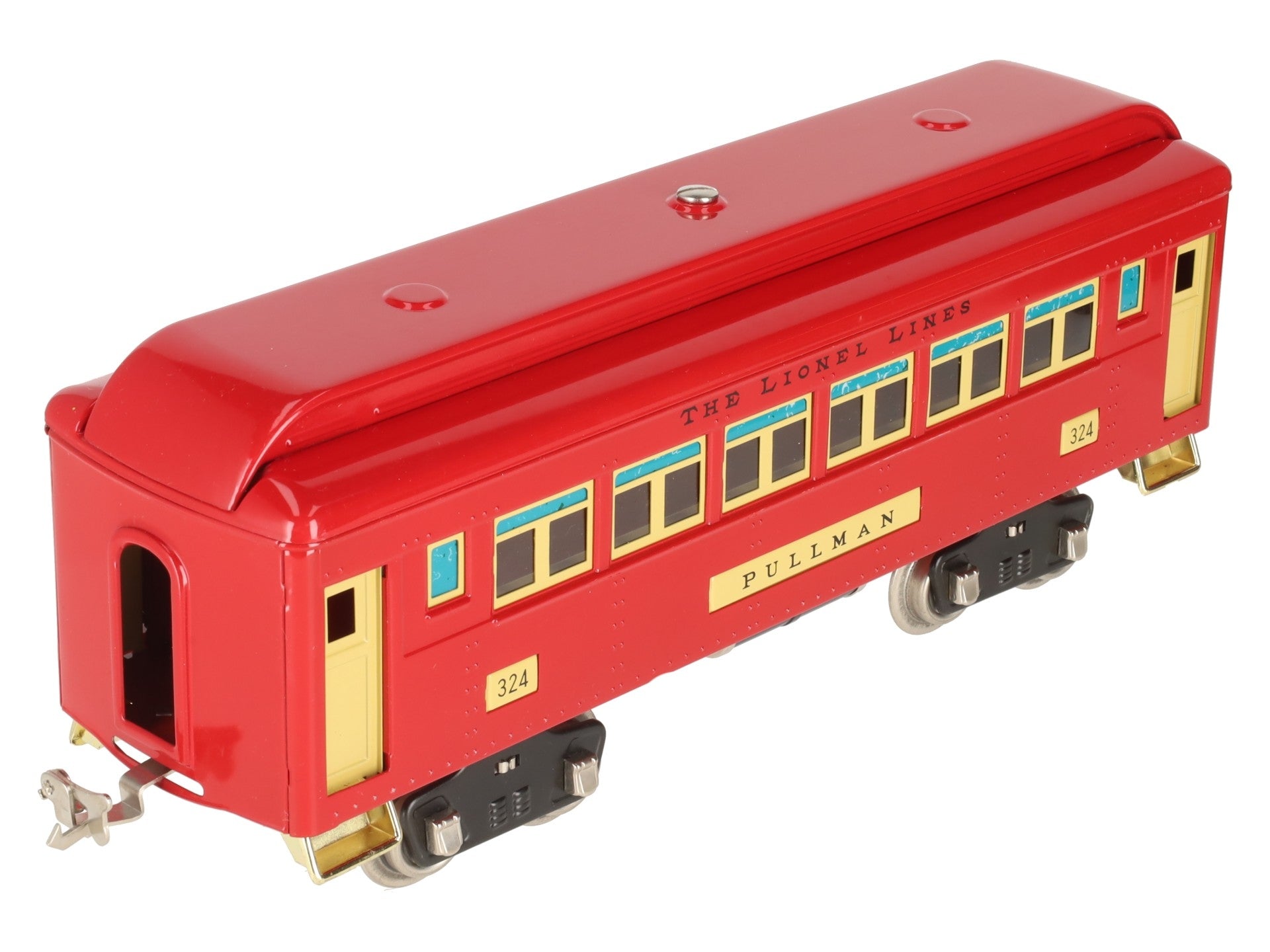 Lionel 6-13401 Standard Gauge Red Tinplate Pullman Car #324 EX/Box