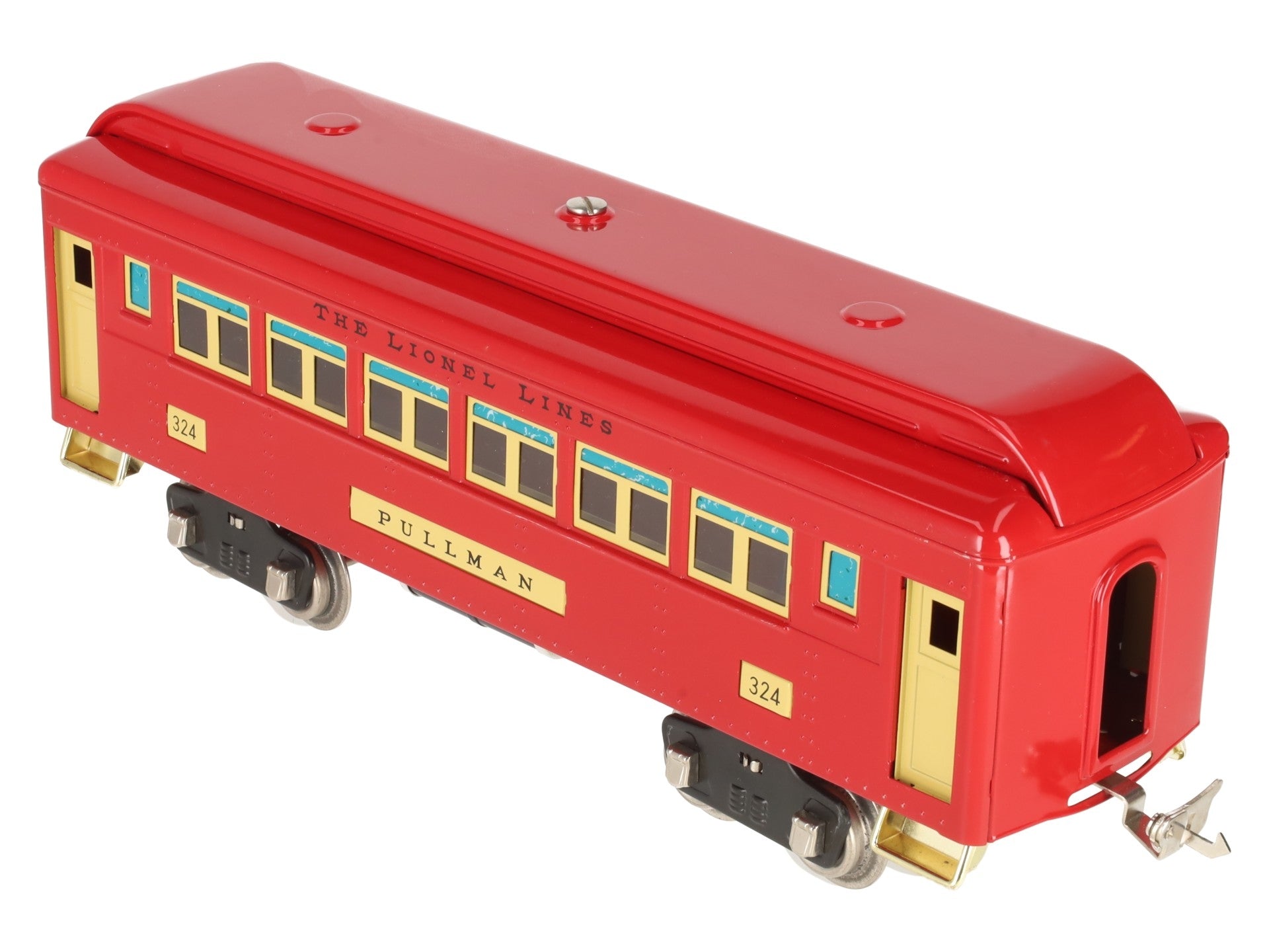 Lionel 6-13401 Standard Gauge Red Tinplate Pullman Car #324 EX/Box