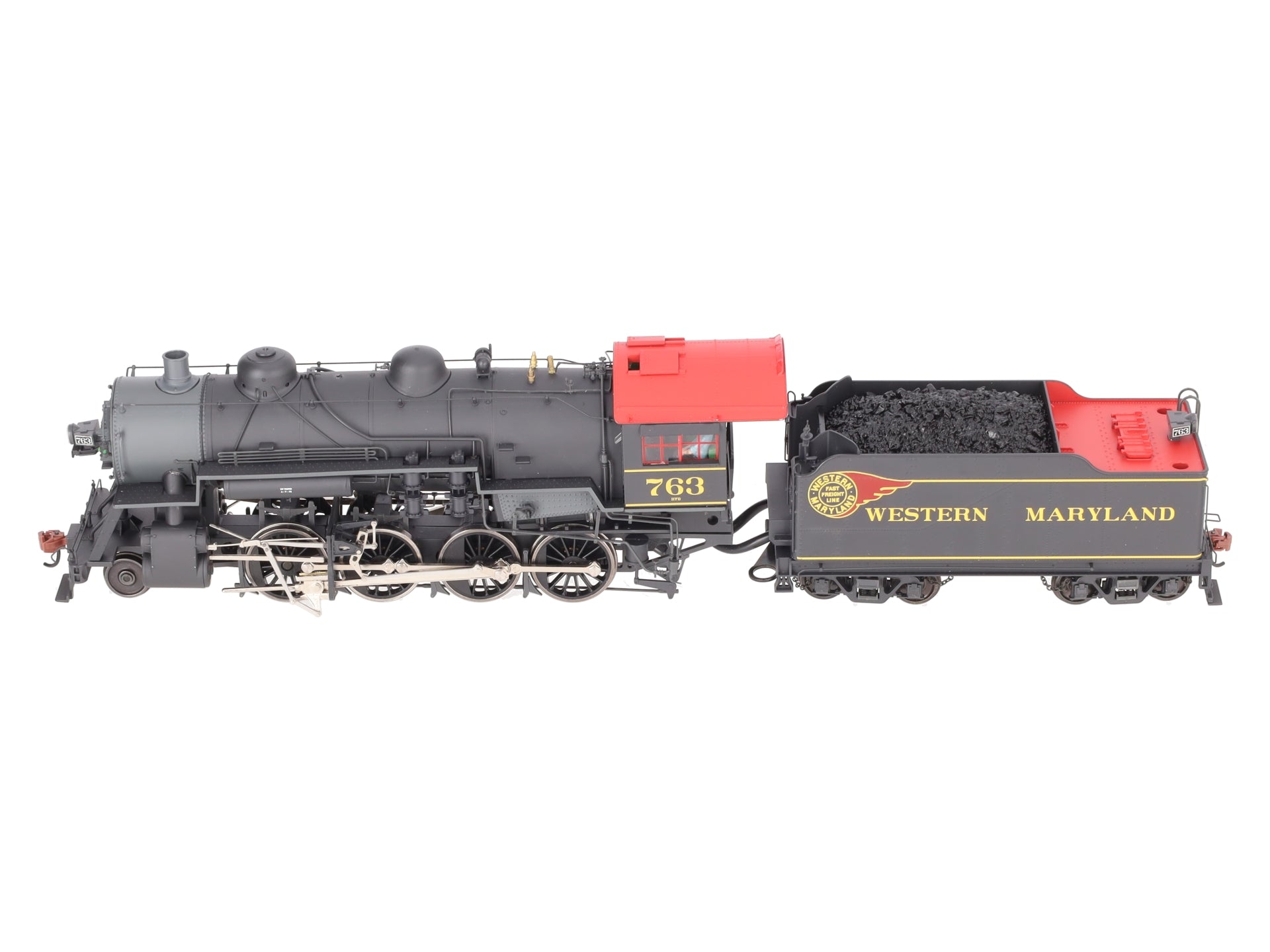 S-Helper Service 01789 S Gauge WM 2-8-0 Steam Locomotive #763 VG/Box