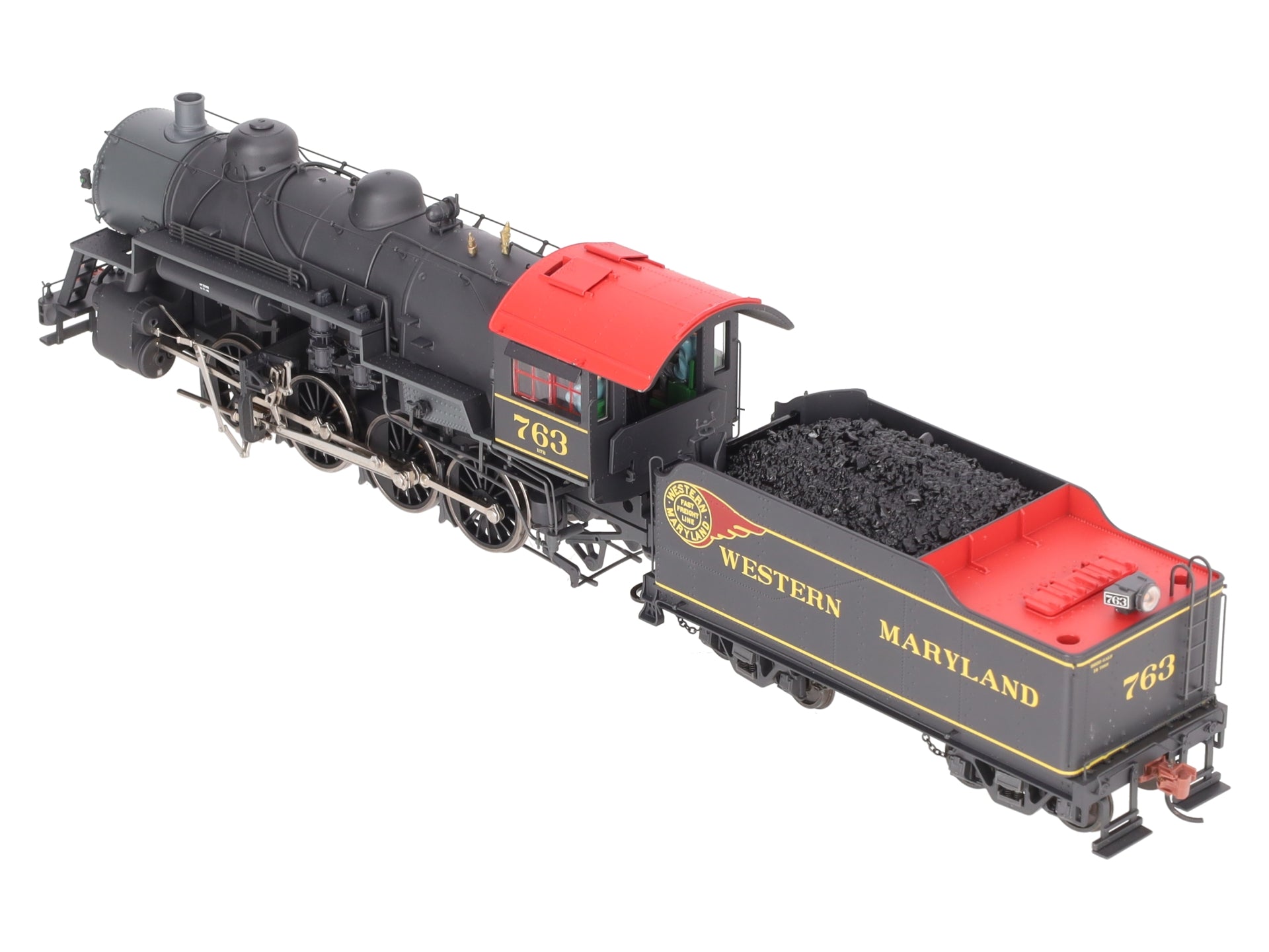 S-Helper Service 01789 S Gauge WM 2-8-0 Steam Locomotive #763 VG/Box