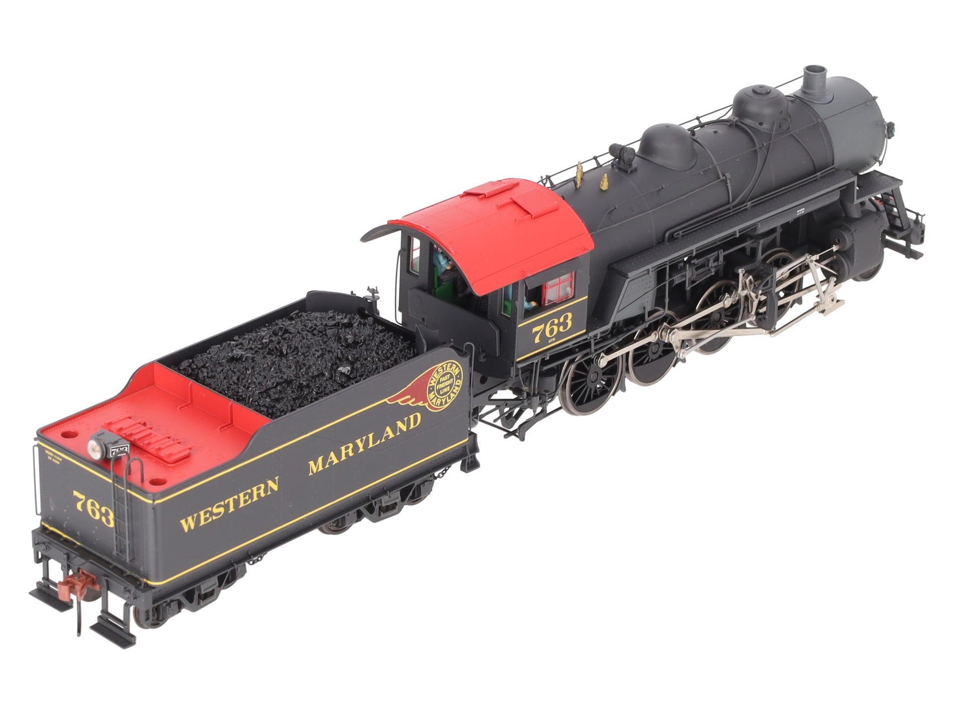 S-Helper Service 01789 S Gauge WM 2-8-0 Steam Locomotive #763 VG/Box