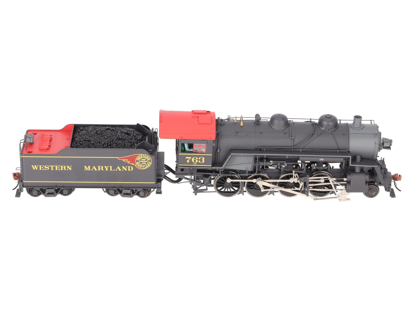 S-Helper Service 01789 S Gauge WM 2-8-0 Steam Locomotive #763 VG/Box