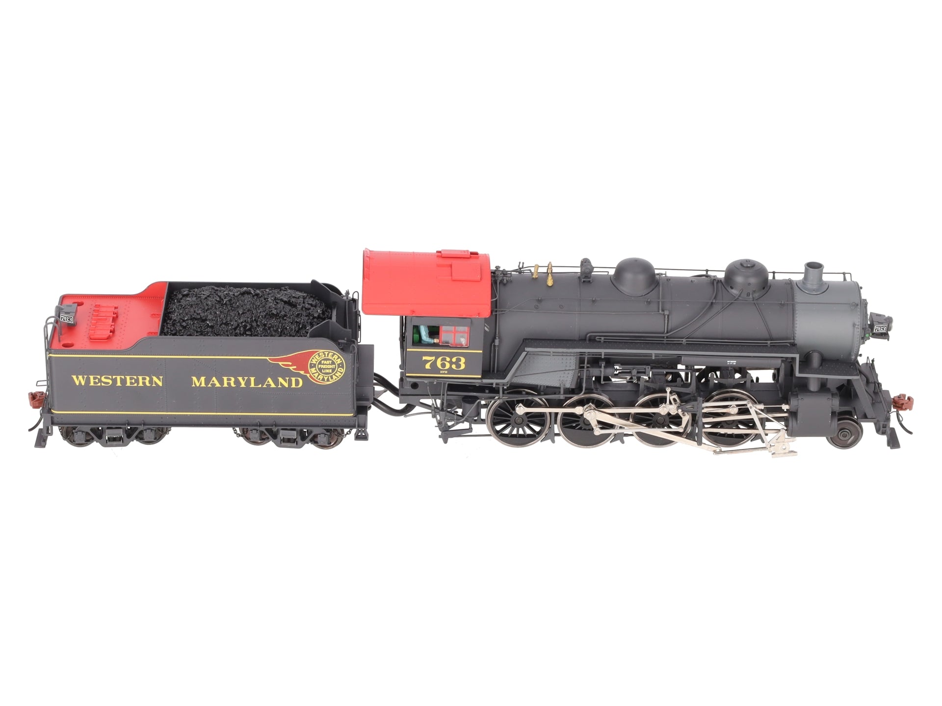 S-Helper Service 01789 S Gauge WM 2-8-0 Steam Locomotive #763 VG/Box