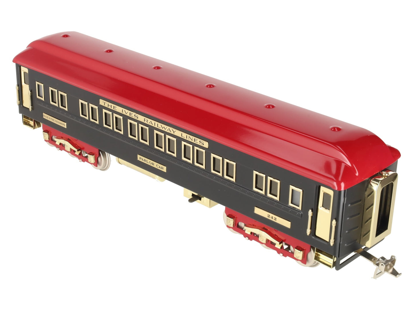 MTH 10-1174B Standard Gauge The Ives Railway Lines Black Diamond Parlor Car #242 EX/Box