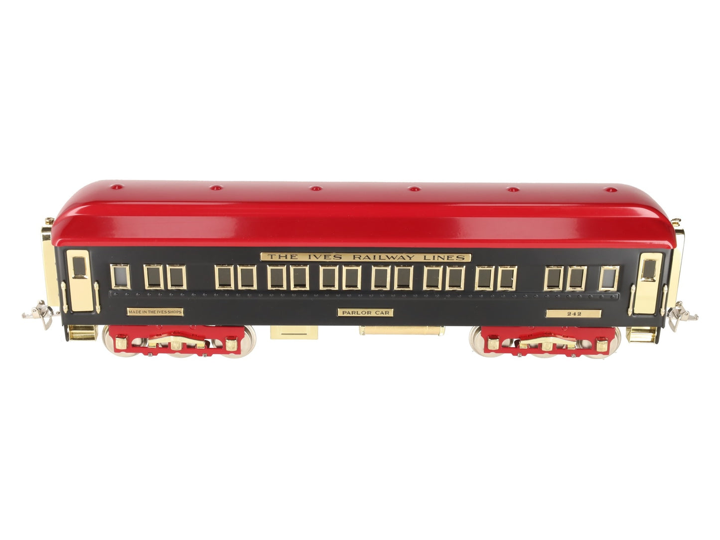 MTH 10-1174B Standard Gauge The Ives Railway Lines Black Diamond Parlor Car #242 EX/Box