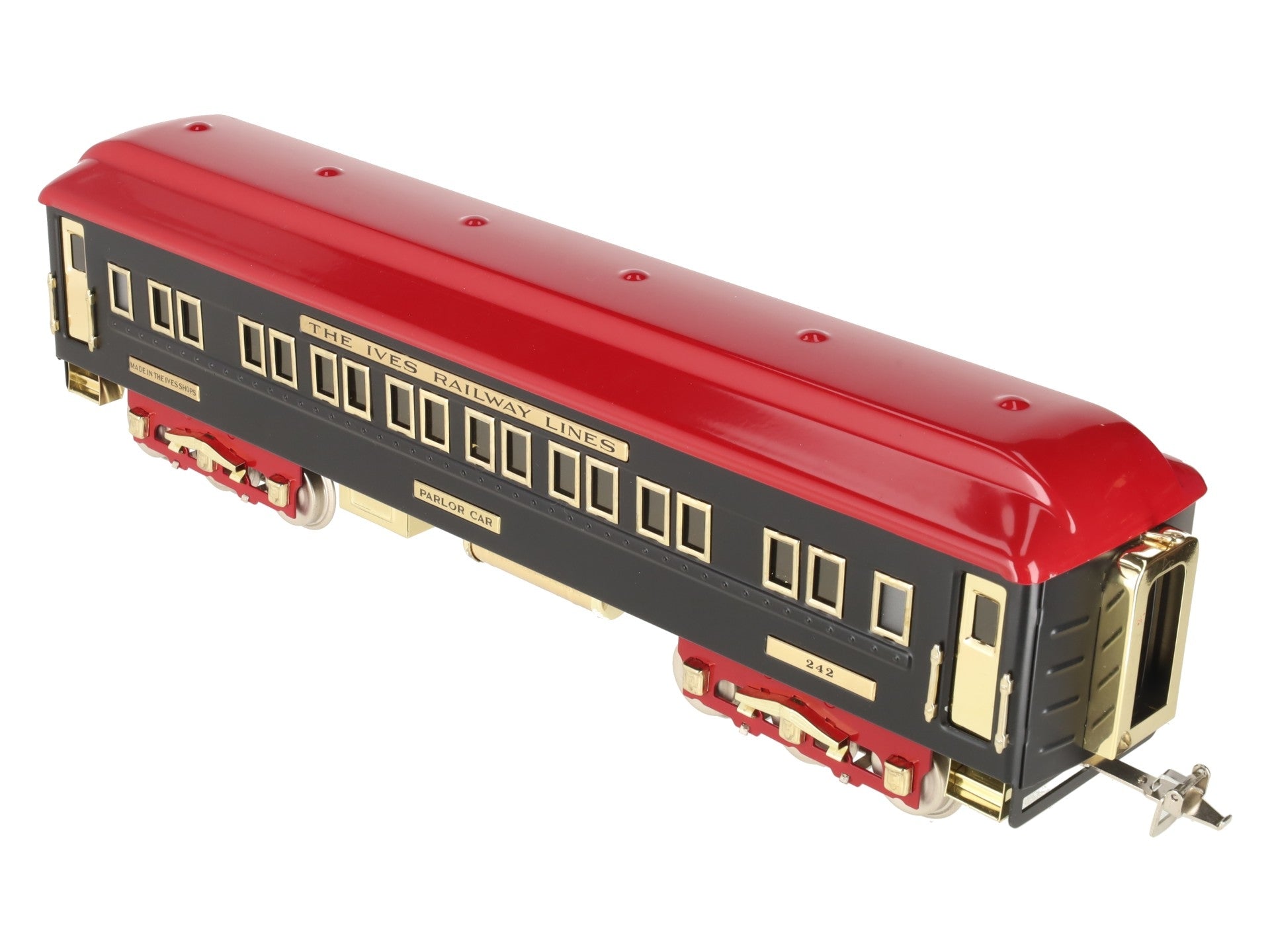 MTH 10-1174B Standard Gauge The Ives Railway Lines Black Diamond Parlor Car #242 EX/Box