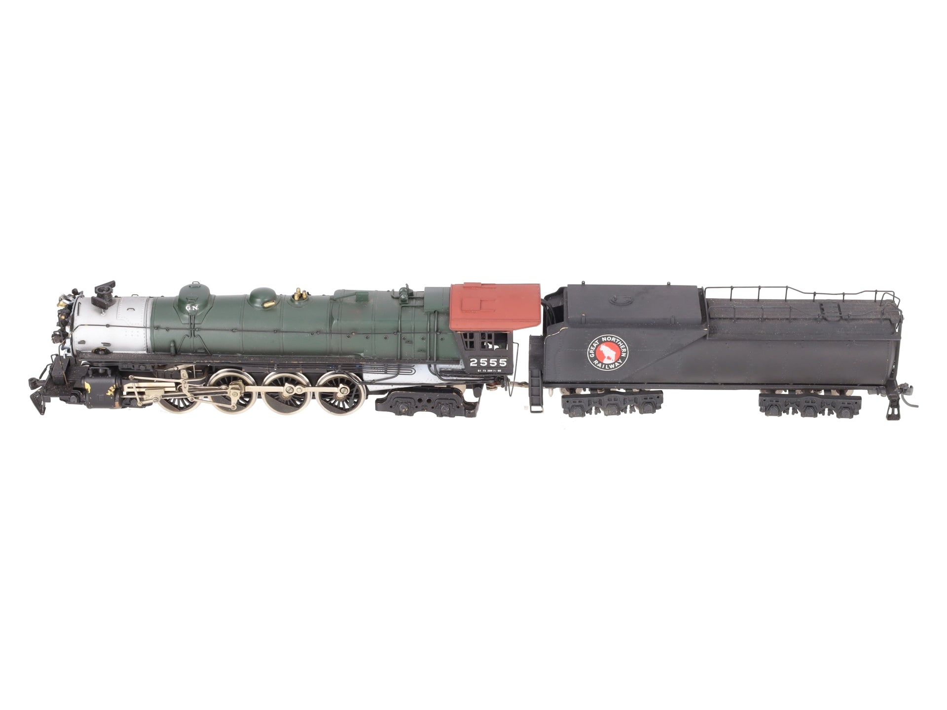Tenshodo HO Brass 4-8-4 Class S-1 Steam Loco w/ Tender #2555 - Painted w/DCC