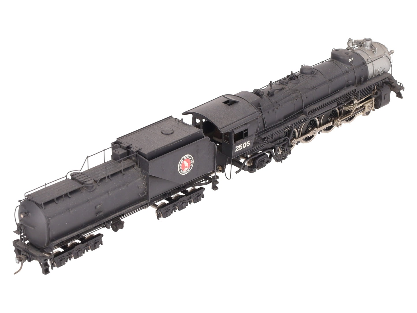 Tenshodo HO Brass 4-8-2 Great Northern Steam Loco w/ Tender #2505 - Painted