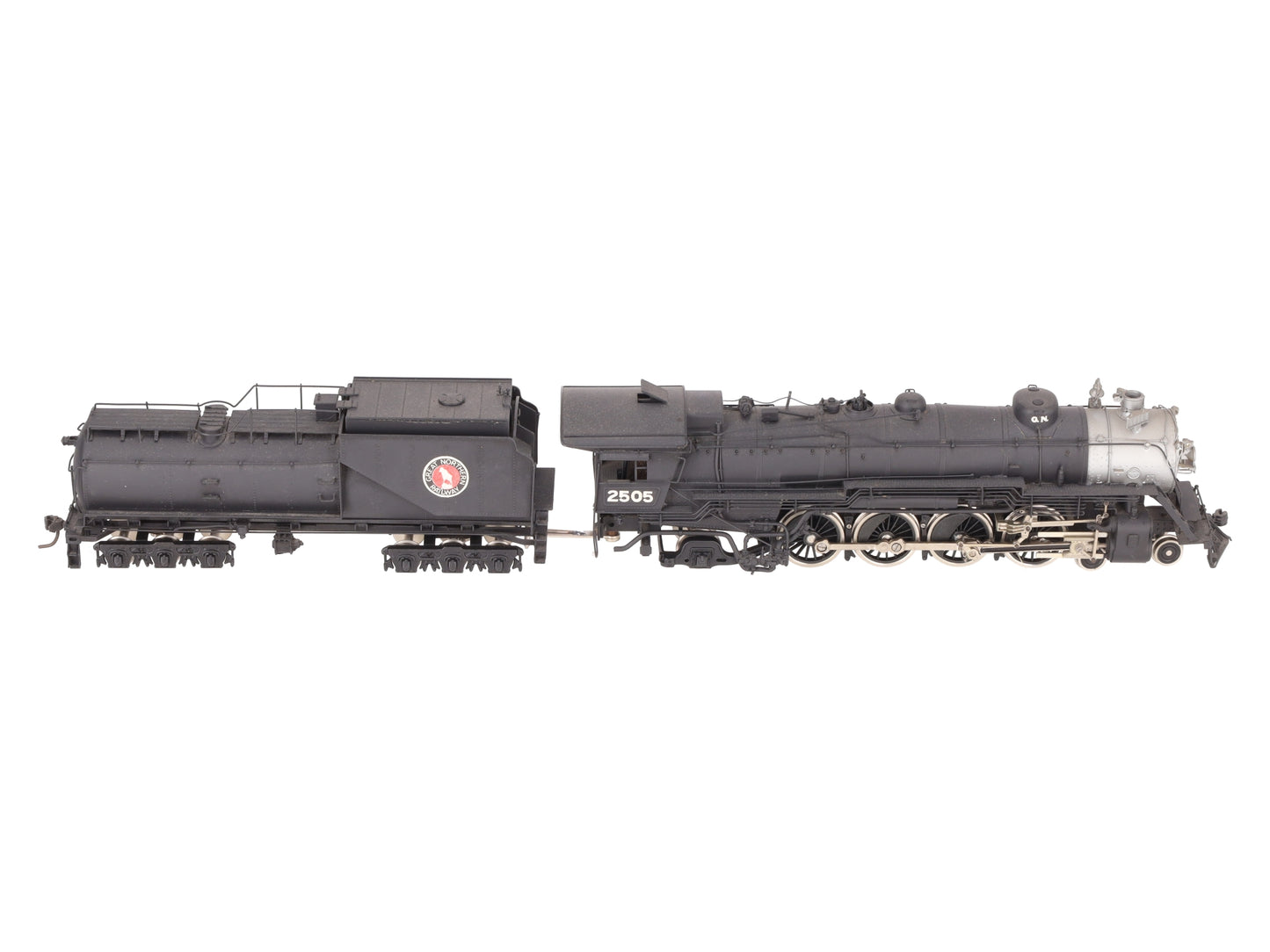 Tenshodo HO Brass 4-8-2 Great Northern Steam Loco w/ Tender #2505 - Painted