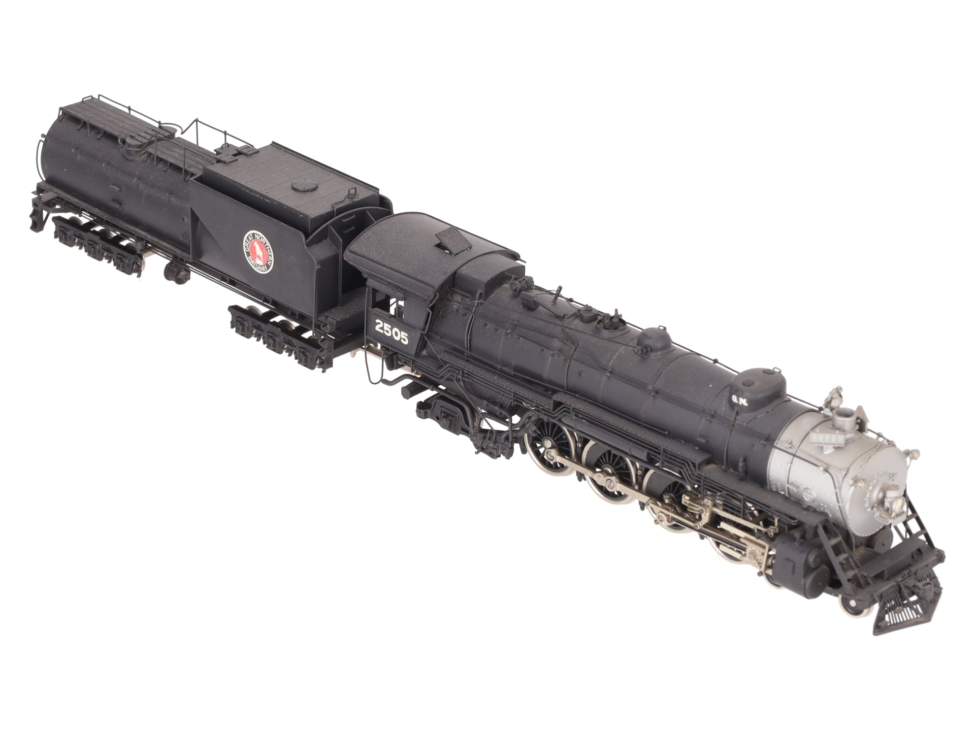 Tenshodo HO Brass 4-8-2 Great Northern Steam Loco w/ Tender #2505 - Painted