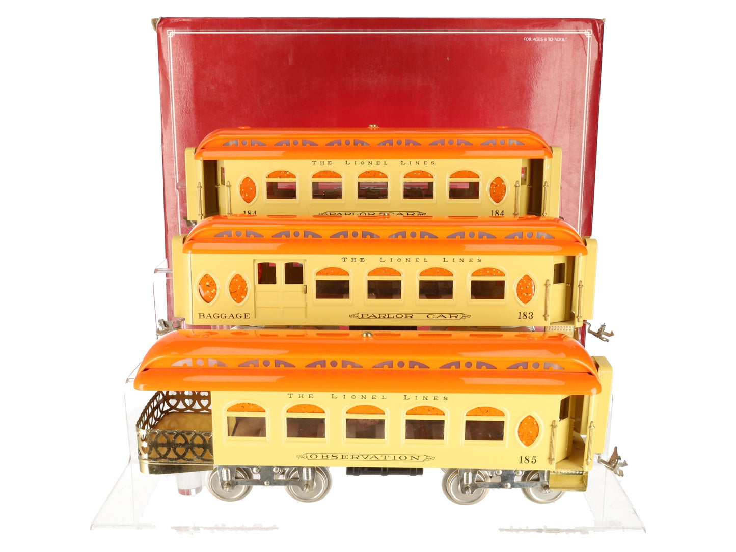 Lionel 6-13412 Standard Gauge Passenger Car Set EX/Box