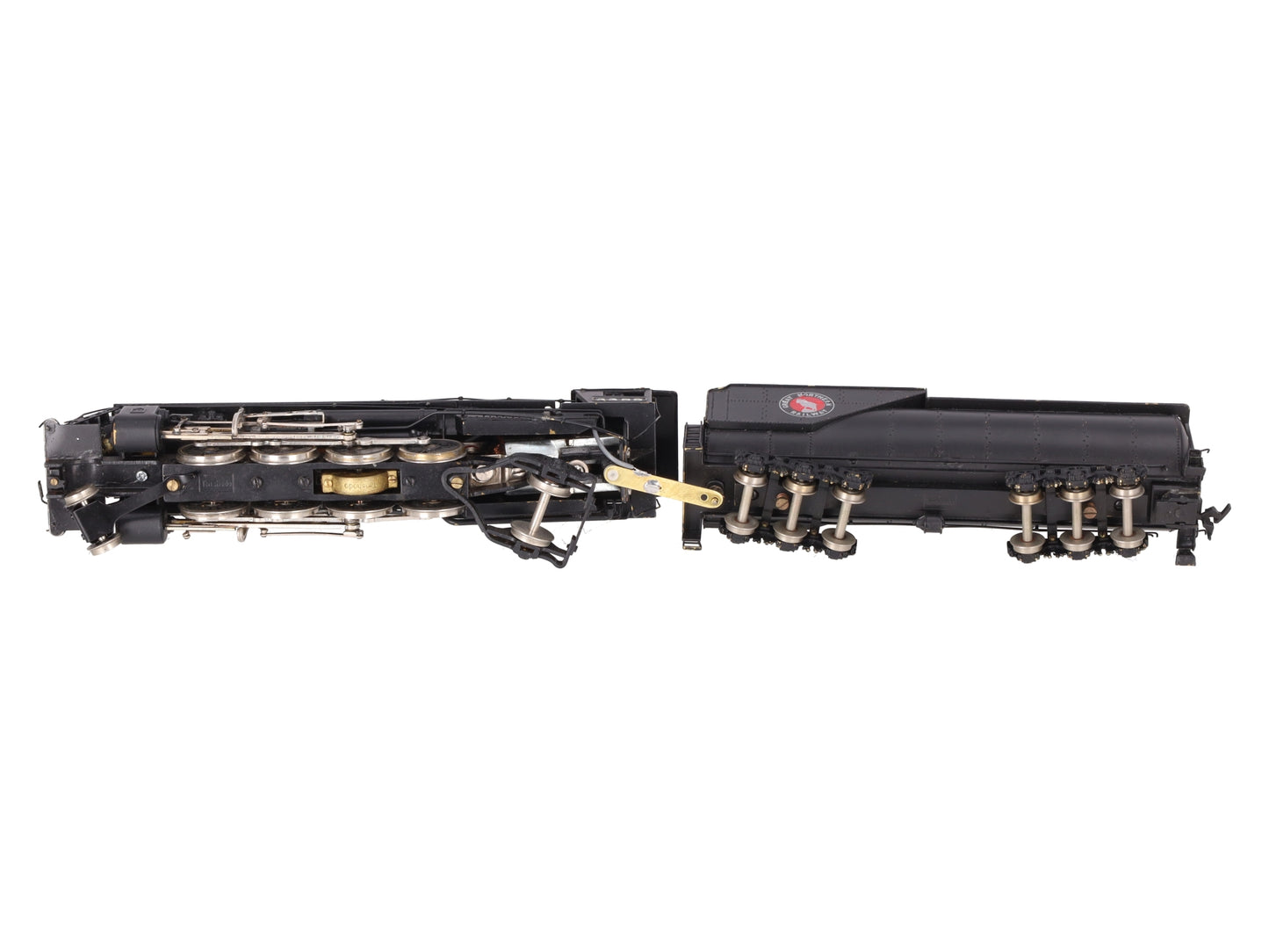 Tenshodo 135 HO Scale BRASS 2-8-2 Steam Locomotive & Tender - Painted