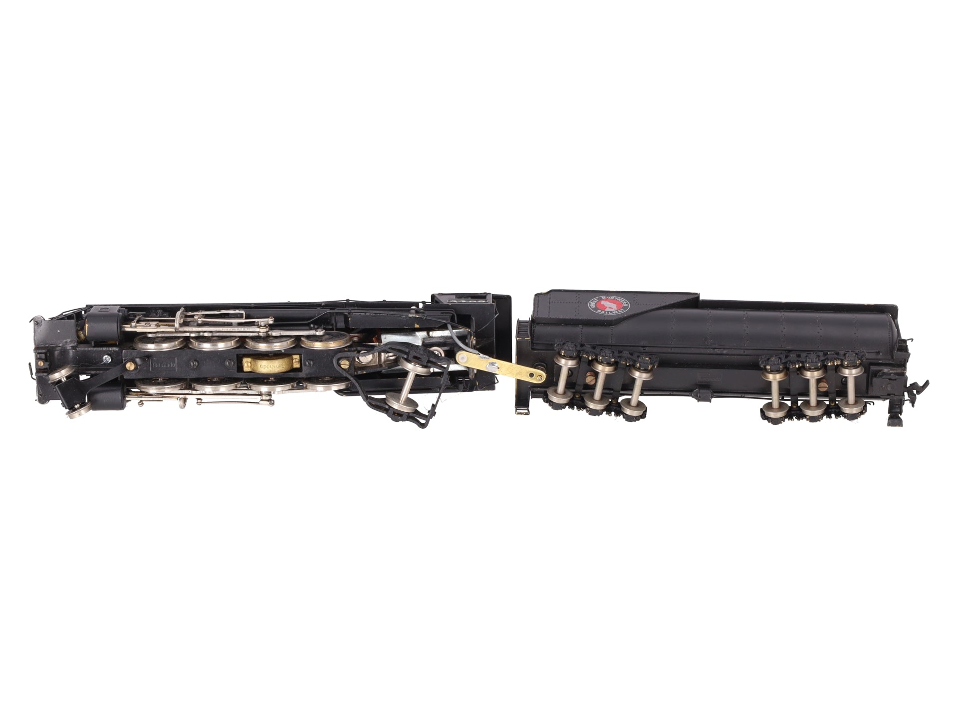 Tenshodo 135 HO Scale BRASS 2-8-2 Steam Locomotive & Tender - Painted