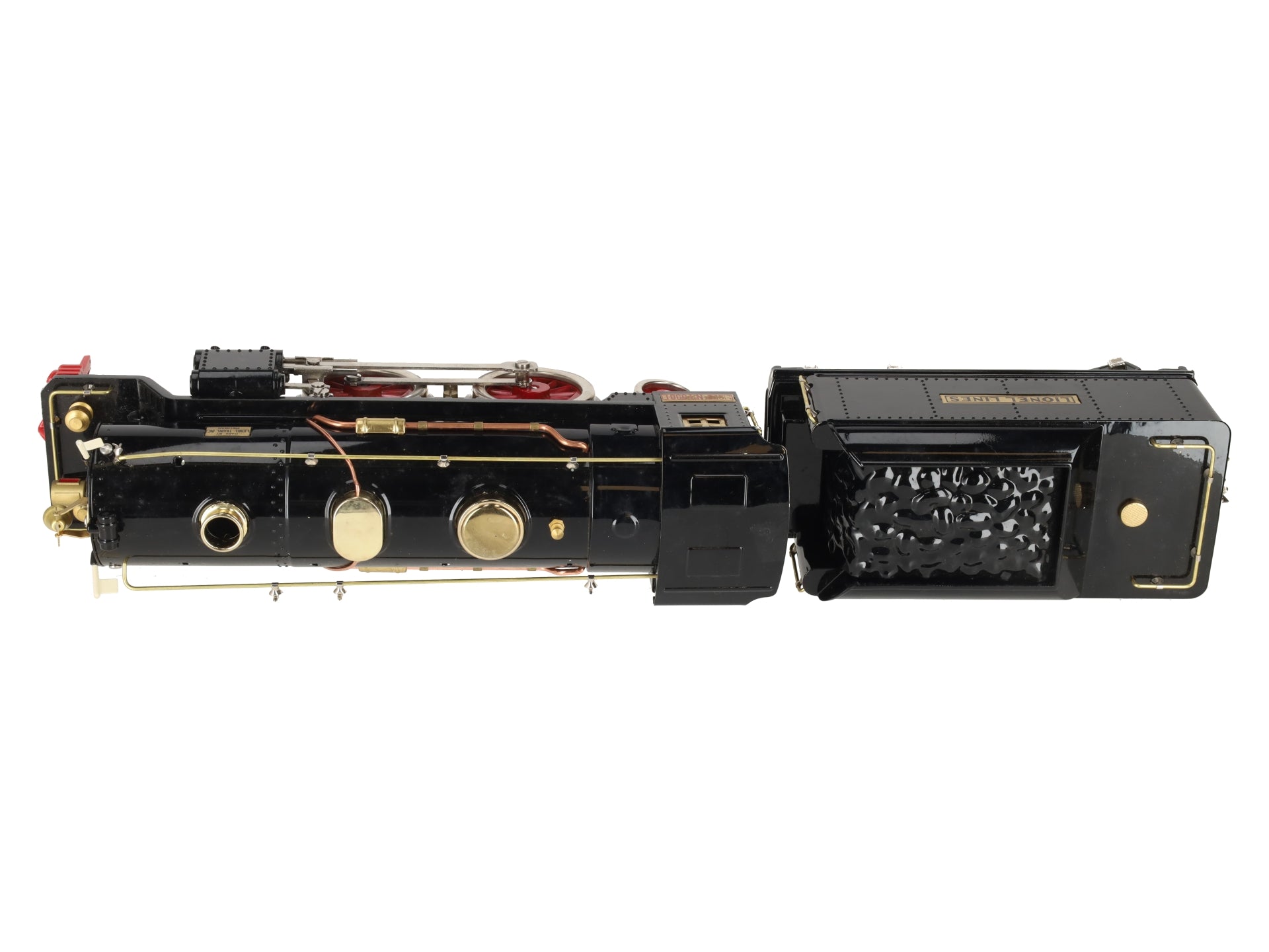 Lionel 6-13100 O Standard Gauge 390E Black Steam Locomotive and Tender EX/Box