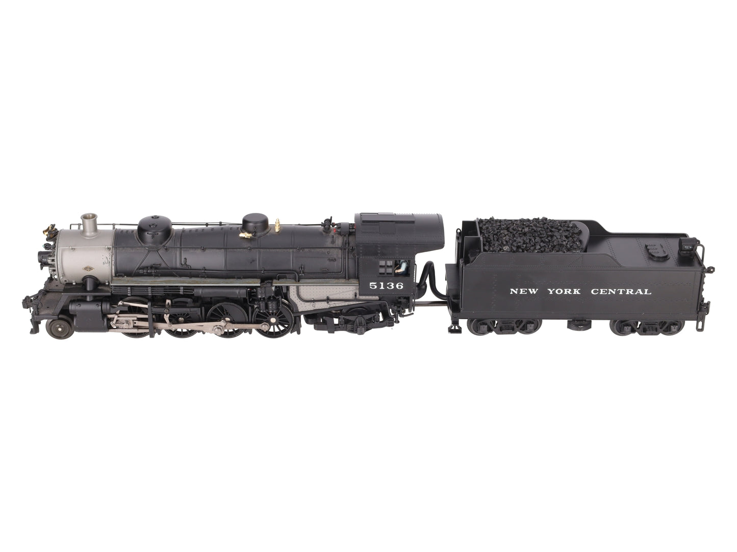 MTH 20-3051-1 O Gauge NYC Mikado Steam Engine & Tender w/PS2 #5136 VG