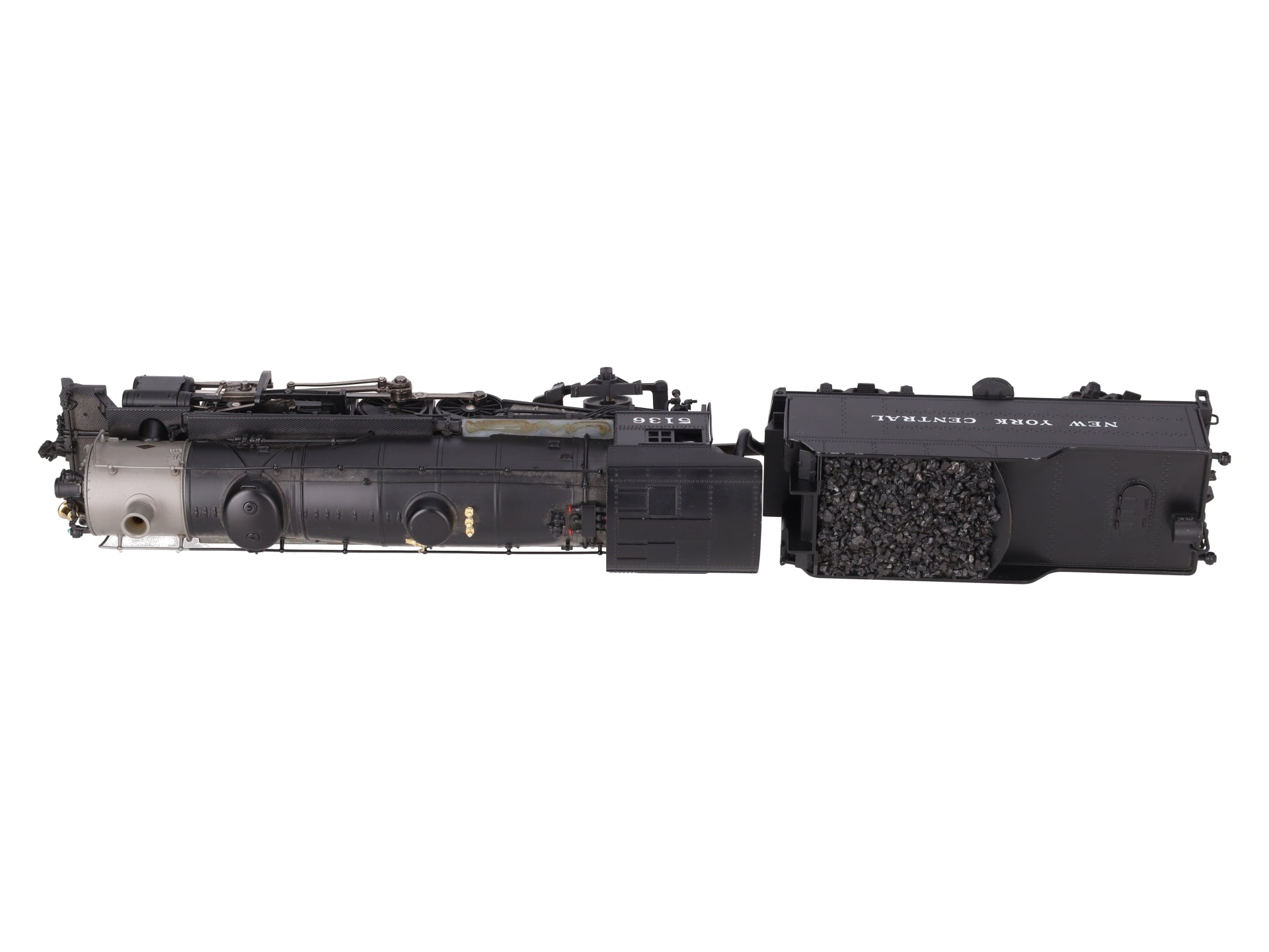 MTH 20-3051-1 O Gauge NYC Mikado Steam Engine & Tender w/PS2 #5136 VG
