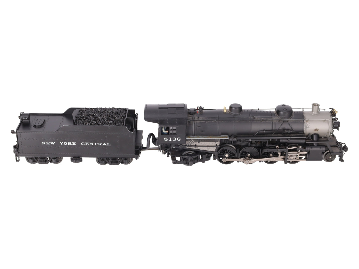 MTH 20-3051-1 O Gauge NYC Mikado Steam Engine & Tender w/PS2 #5136 VG
