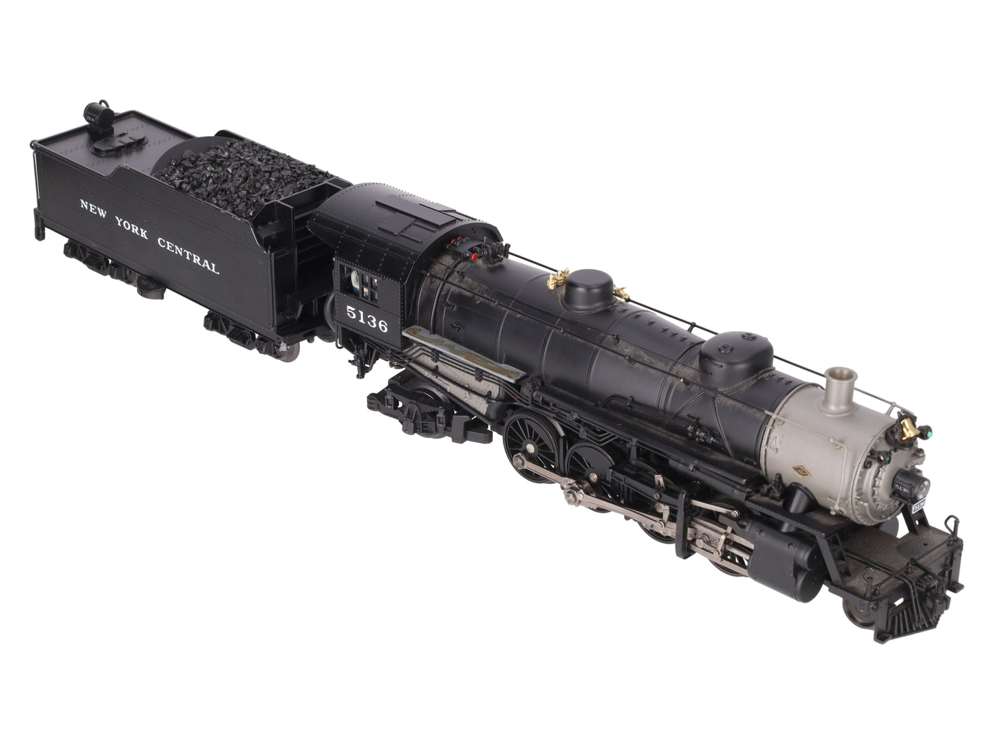 MTH 20-3051-1 O Gauge NYC Mikado Steam Engine & Tender w/PS2 #5136 VG