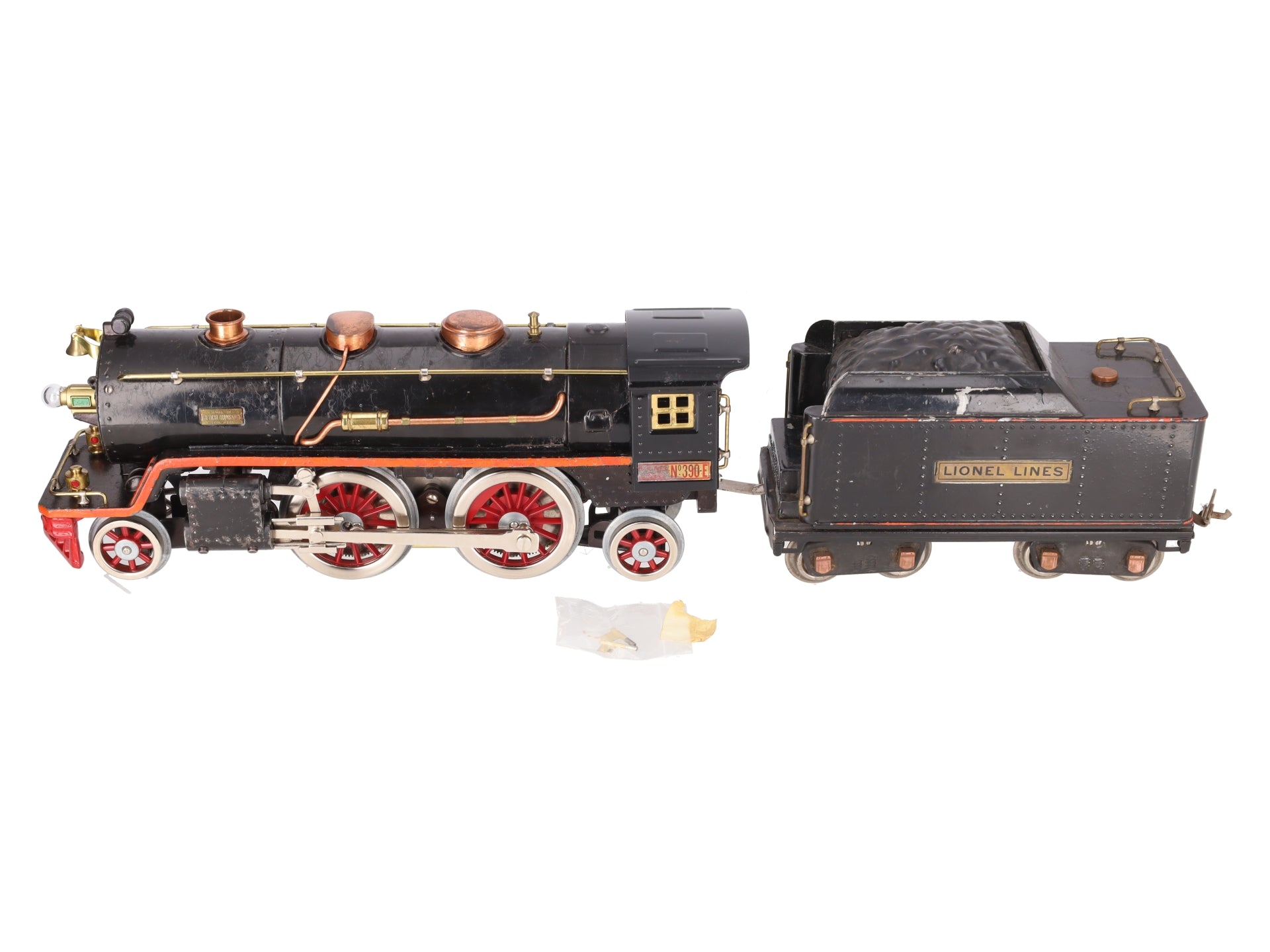 Lionel 390E Vintage Standard Gauge 2-4-2 Steam Locomotive with Tender