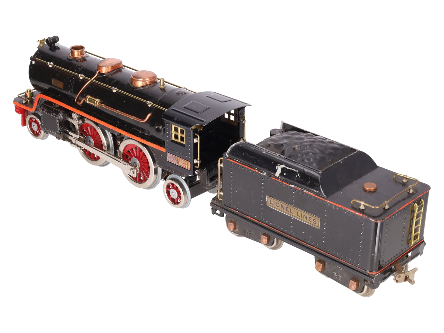 Lionel 390E Vintage Standard Gauge 2-4-2 Steam Locomotive with Tender