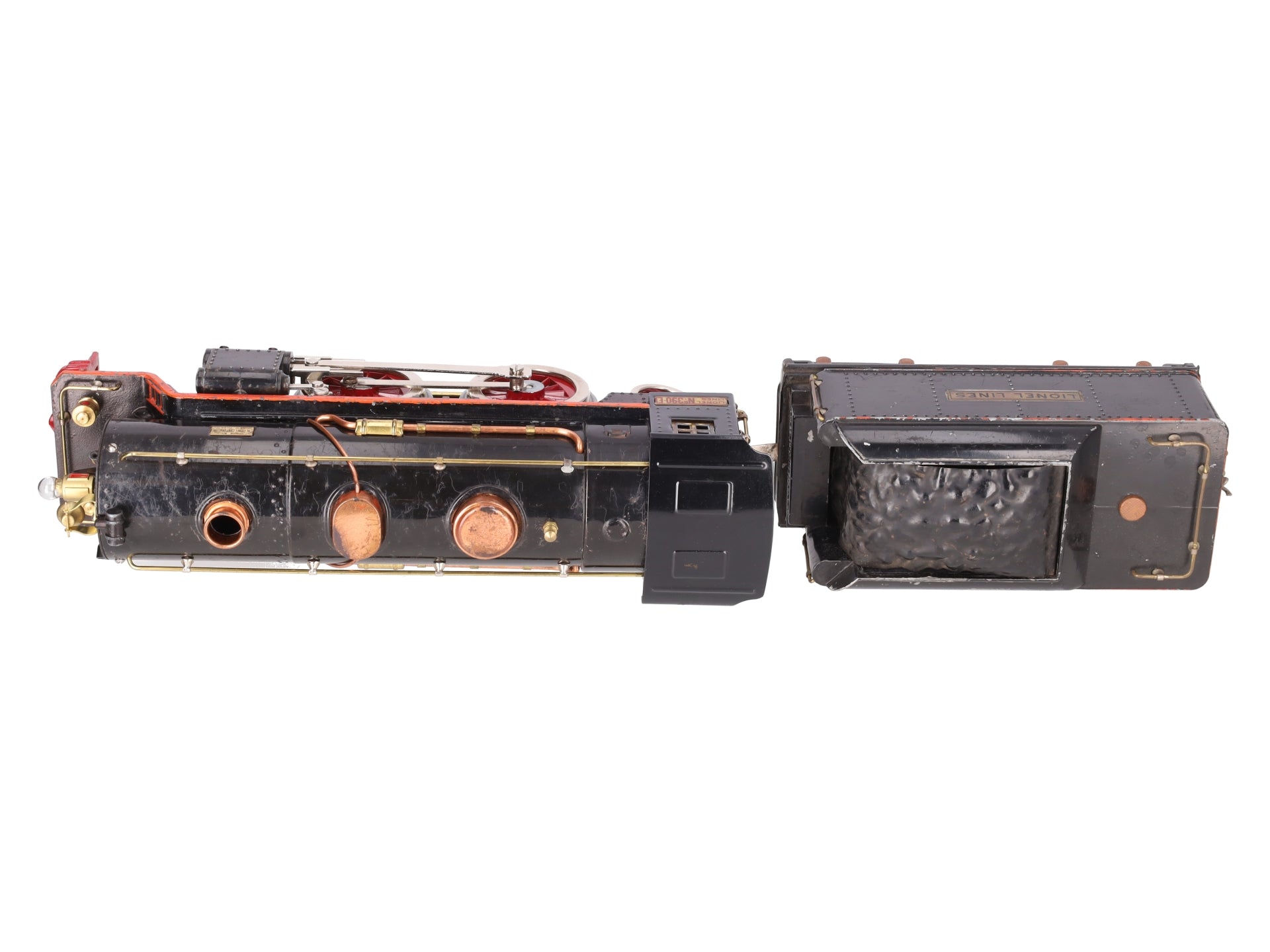 Lionel 390E Vintage Standard Gauge 2-4-2 Steam Locomotive with Tender