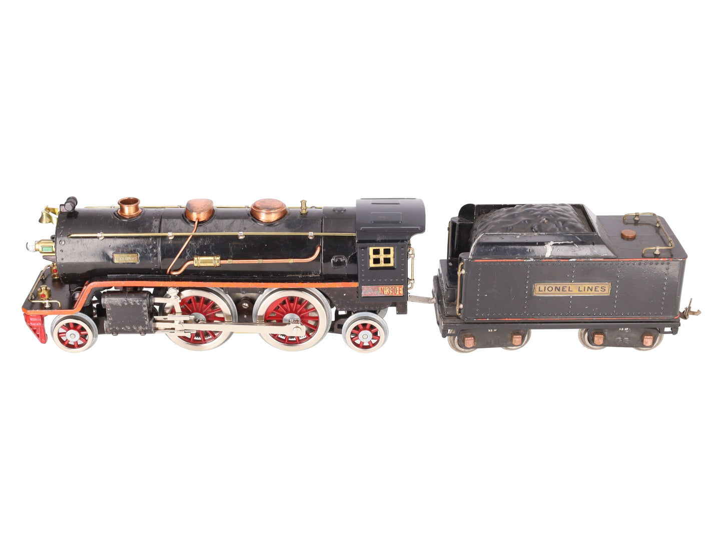 Lionel 390E Vintage Standard Gauge 2-4-2 Steam Locomotive with Tender