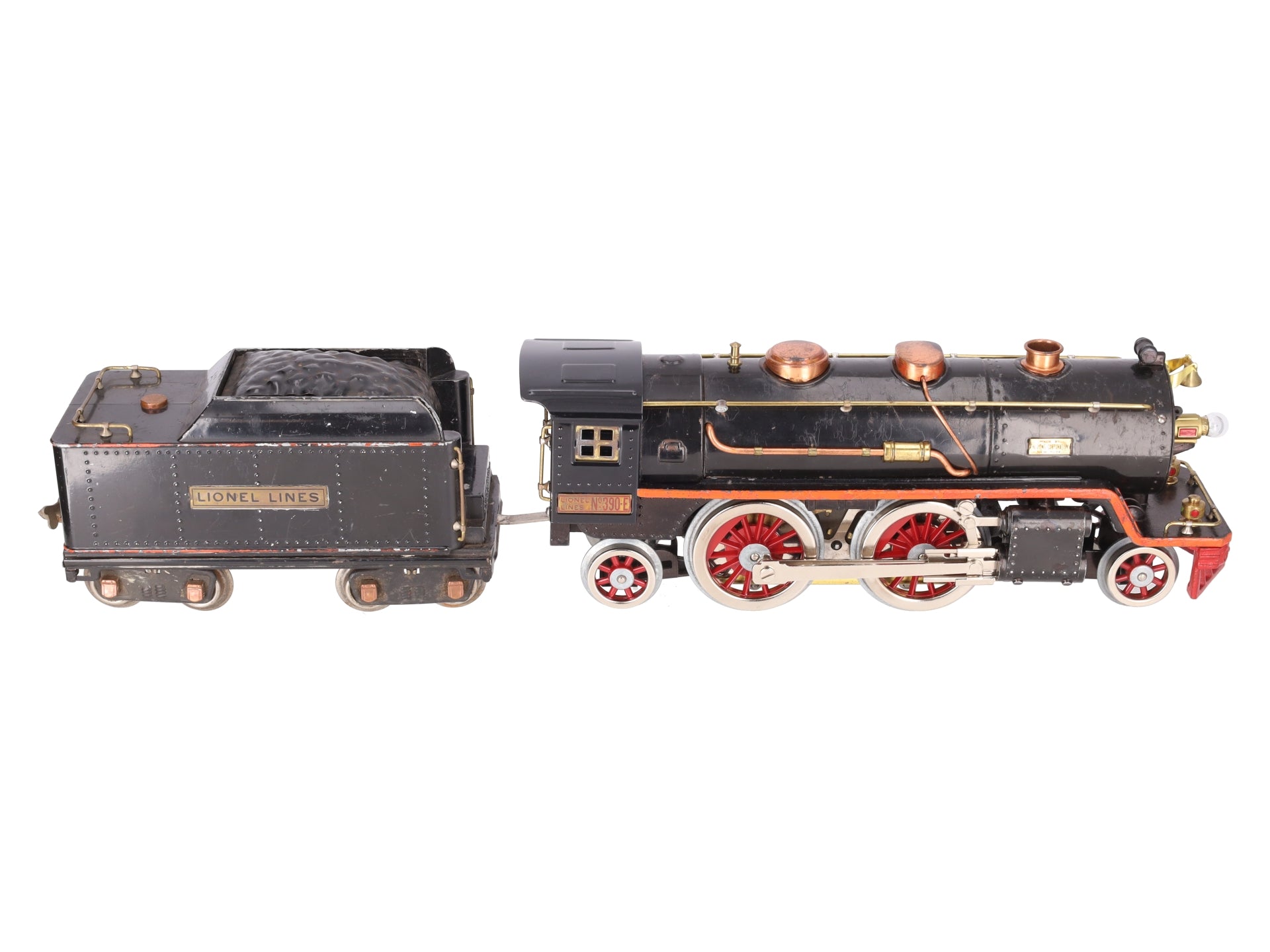Lionel 390E Vintage Standard Gauge 2-4-2 Steam Locomotive with Tender