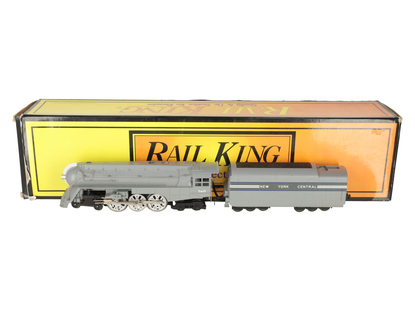 MTH 30-1113-0 NYC Dreyfuss Hudson Steam Locomotive & Tender #5445 EX/Box
