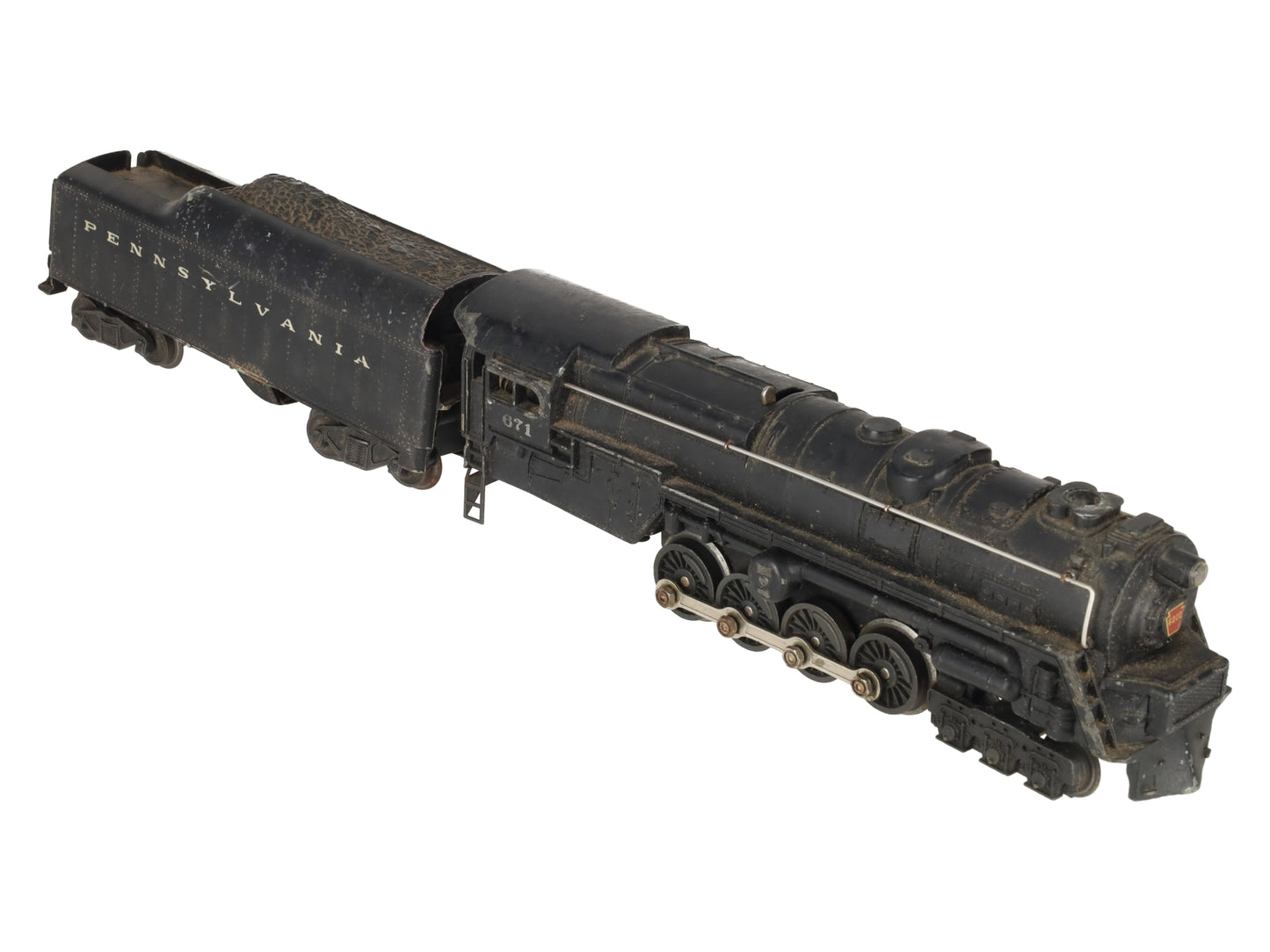 Lionel 671 Vintage O 6-8-6 Die-Cast Steam Turbine Locomotive w/2046W Tender