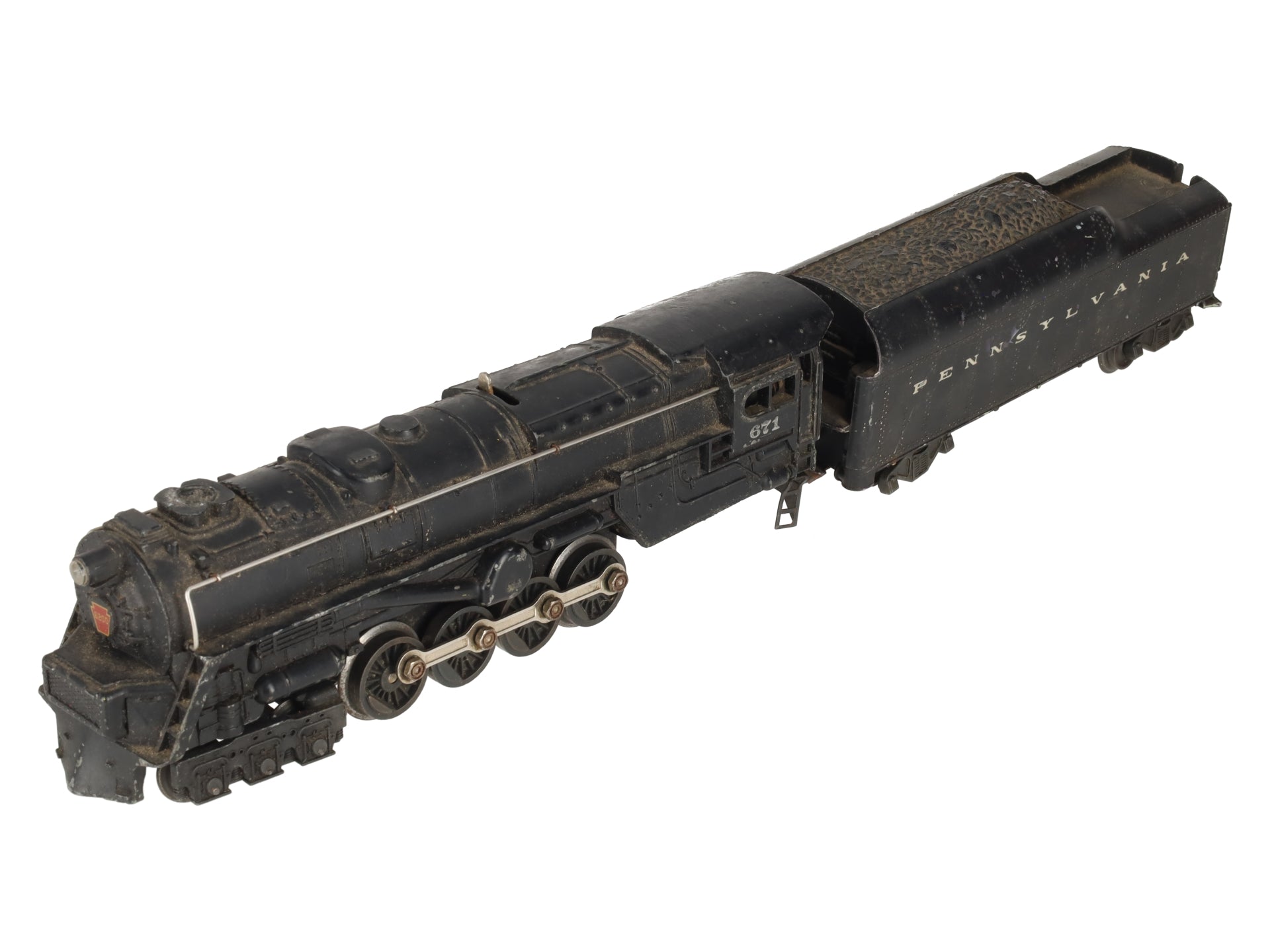 Lionel 671 Vintage O 6-8-6 Die-Cast Steam Turbine Locomotive w/2046W Tender