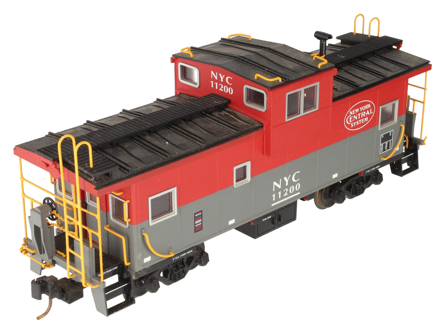 USA Trains R12108 G New York Central Extended Vision Caboose - Metal Wheels VG/Box