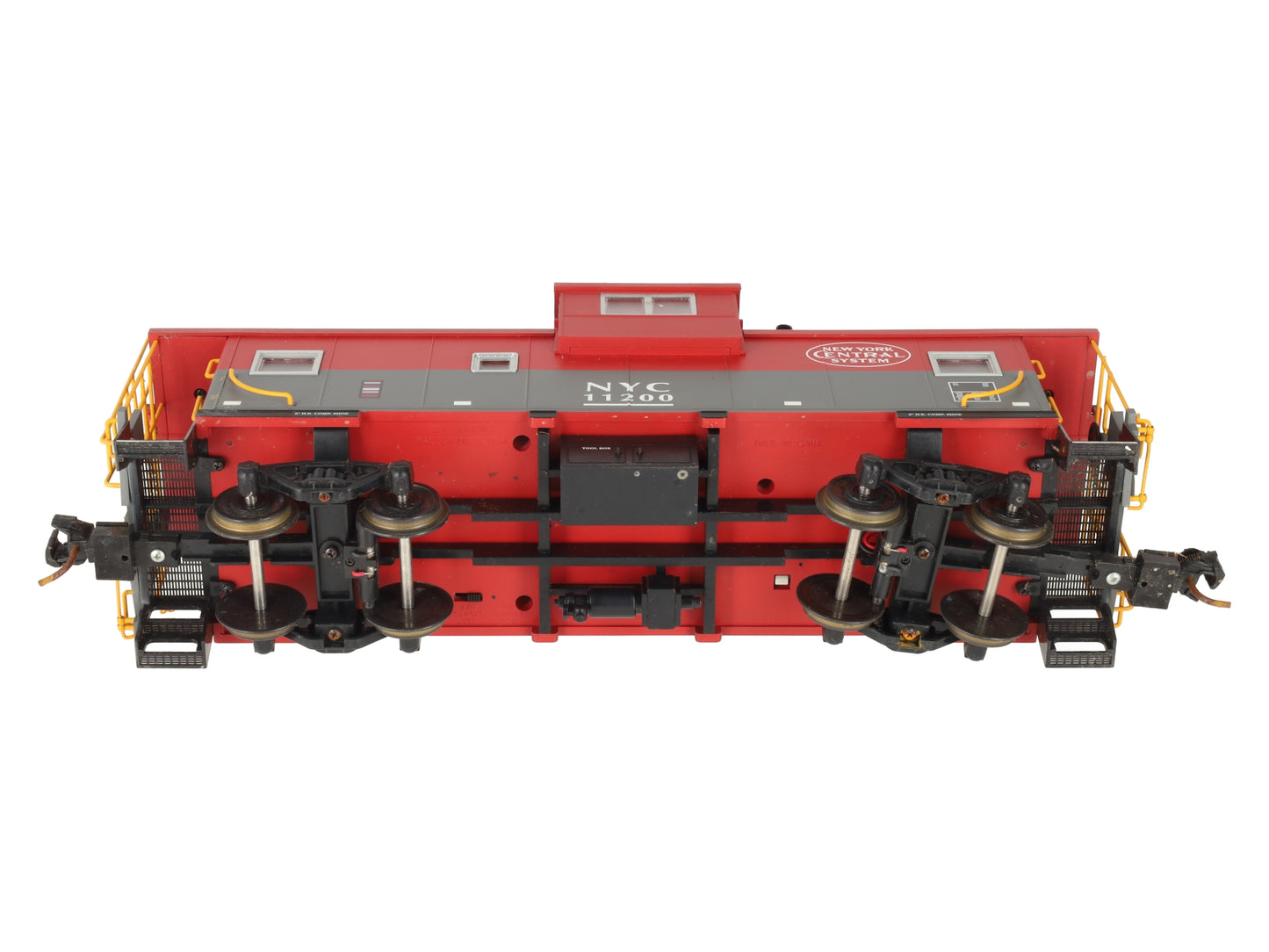 USA Trains R12108 G New York Central Extended Vision Caboose - Metal Wheels VG/Box