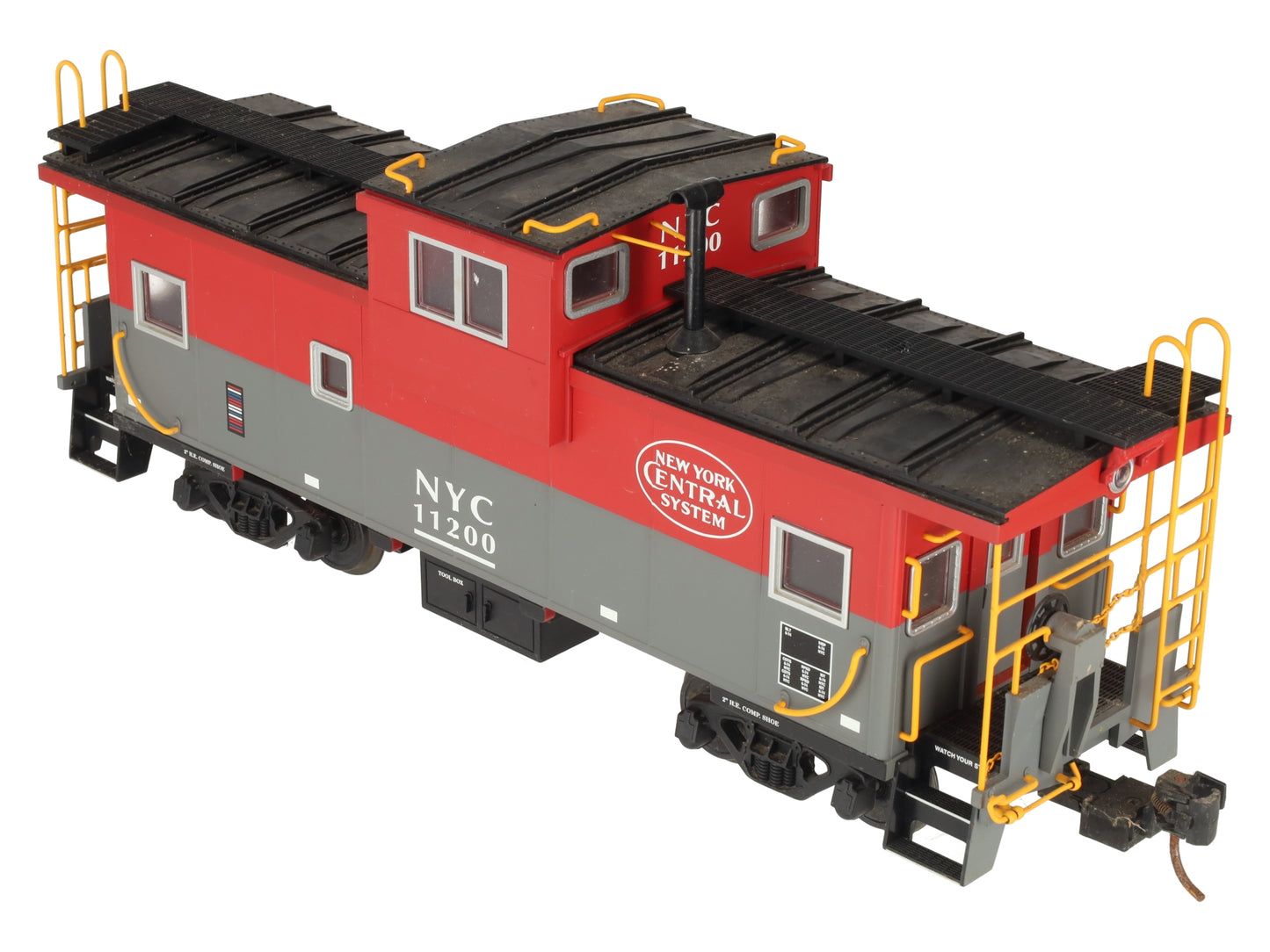 USA Trains R12108 G New York Central Extended Vision Caboose - Metal Wheels VG/Box