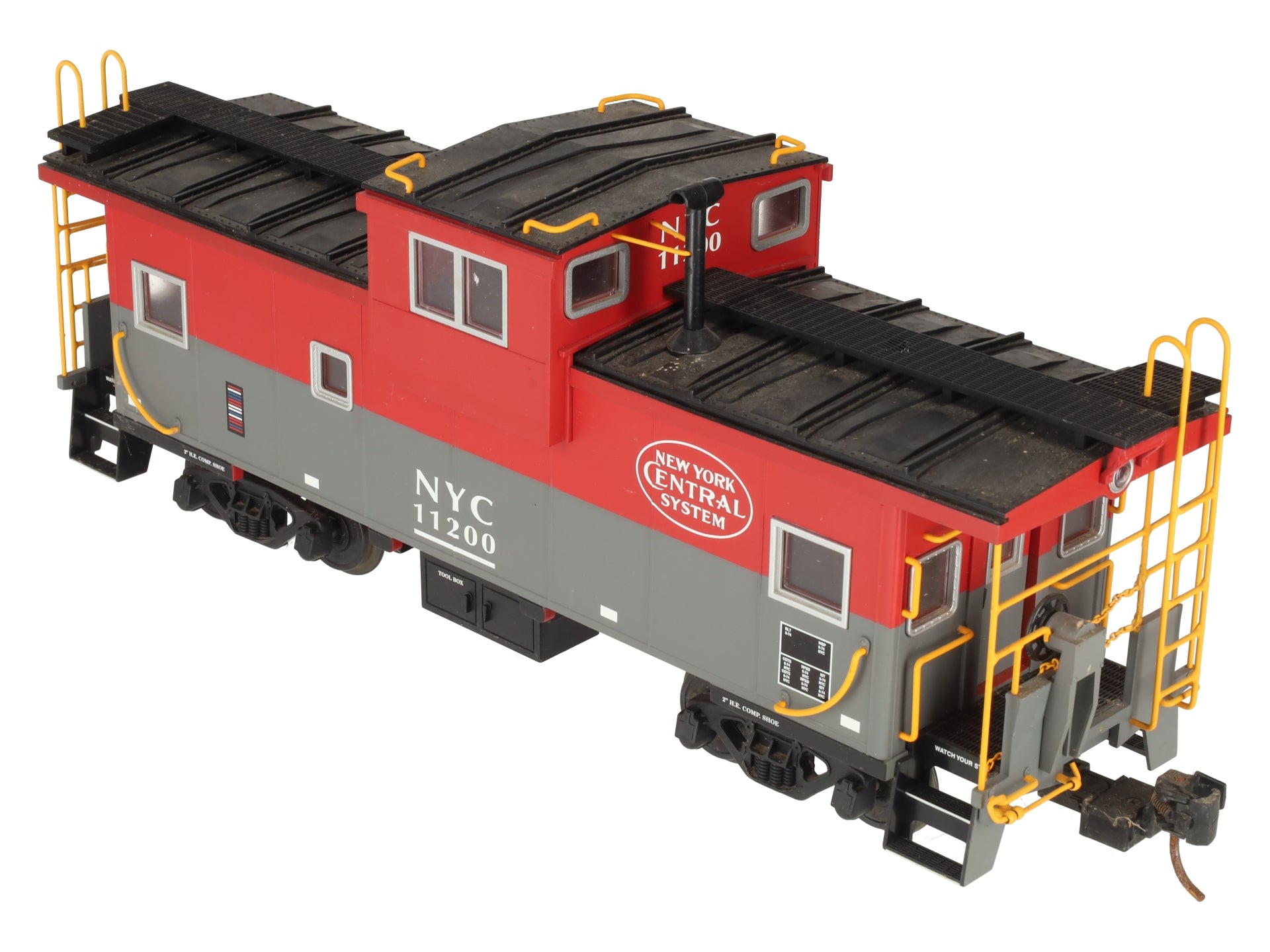 USA Trains R12108 G New York Central Extended Vision Caboose - Metal Wheels VG/Box