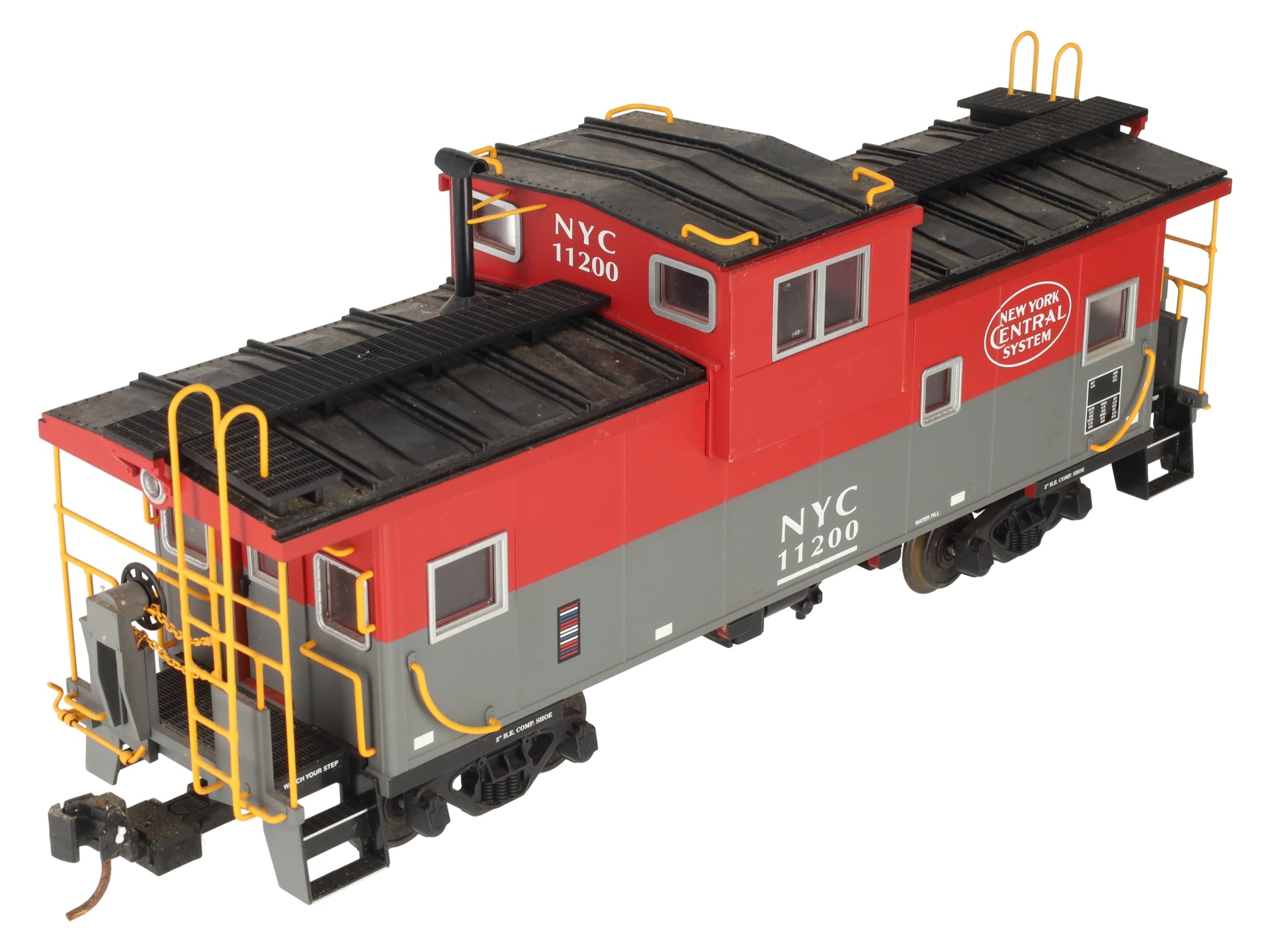USA Trains R12108 G New York Central Extended Vision Caboose - Metal Wheels VG/Box