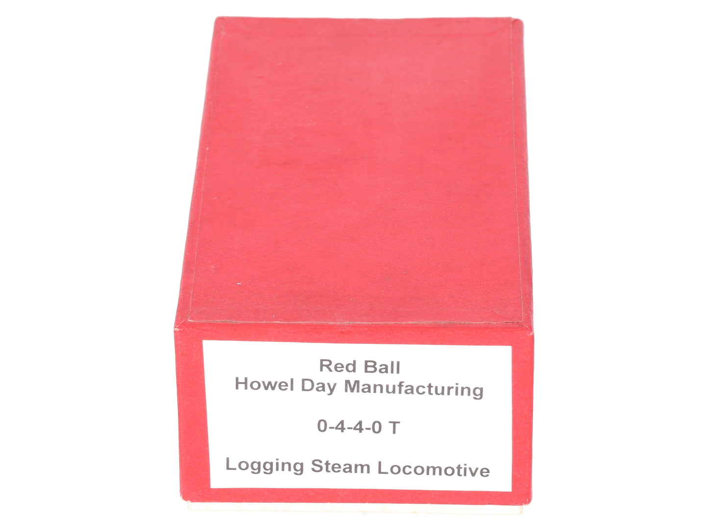 Red Ball HO Brass 0-4-4-0T Logging Locomotive -Unpainted VG/Box