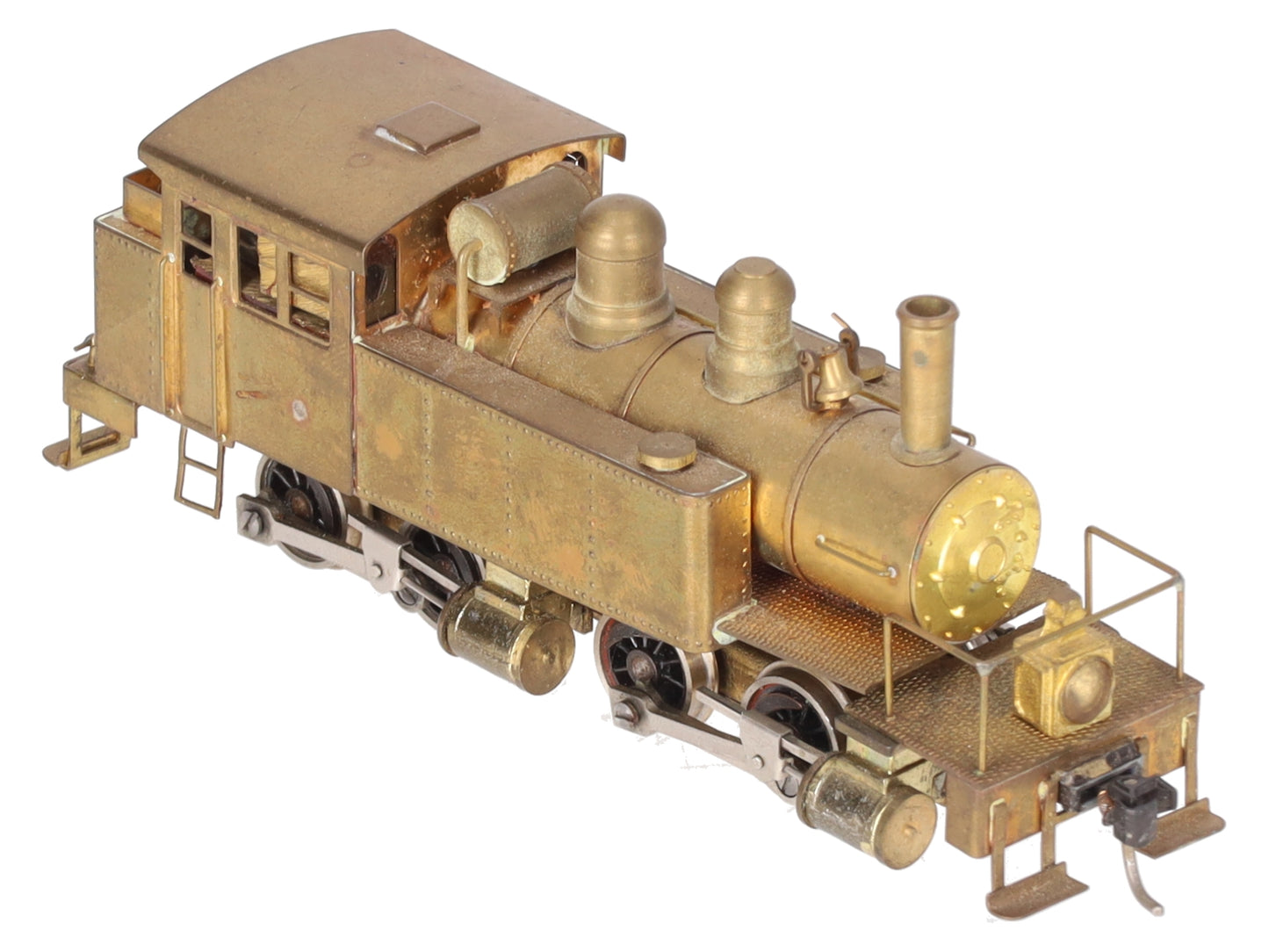 Red Ball HO Brass 0-4-4-0T Logging Locomotive -Unpainted VG/Box