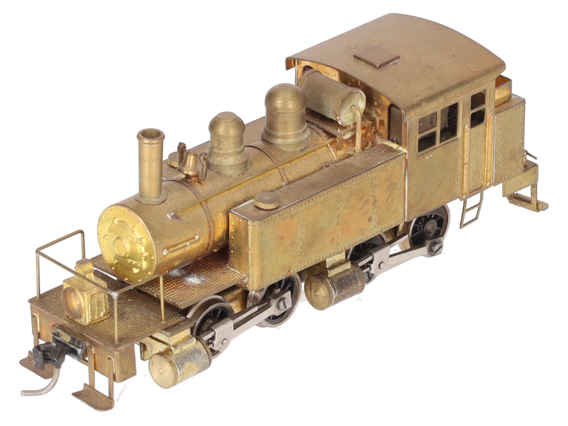 Red Ball HO Brass 0-4-4-0T Logging Locomotive -Unpainted VG/Box
