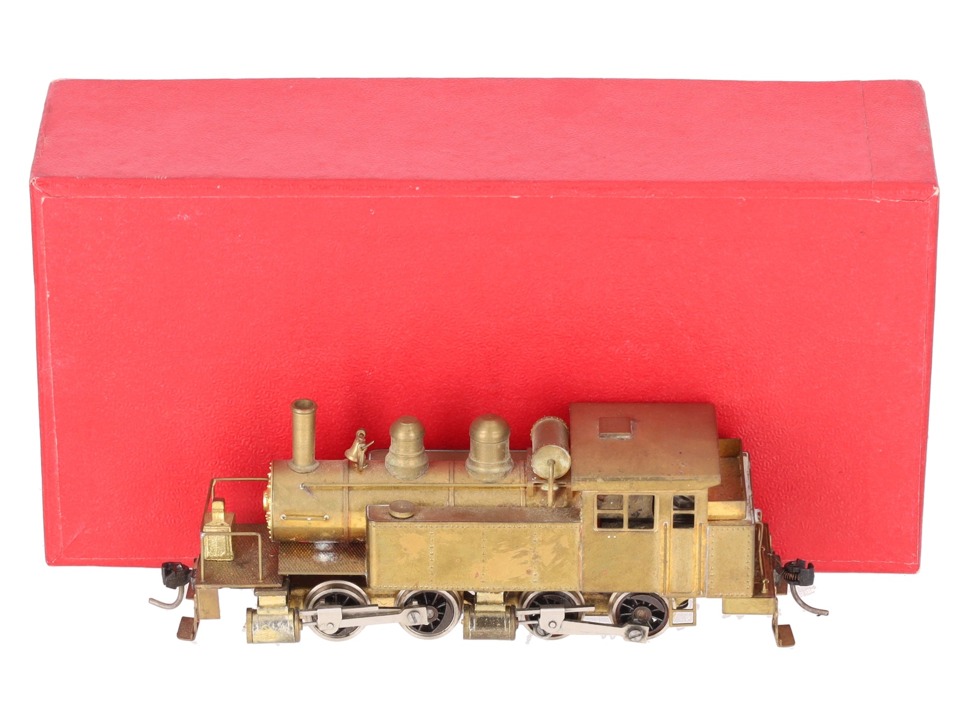 Red Ball HO Brass 0-4-4-0T Logging Locomotive -Unpainted VG/Box