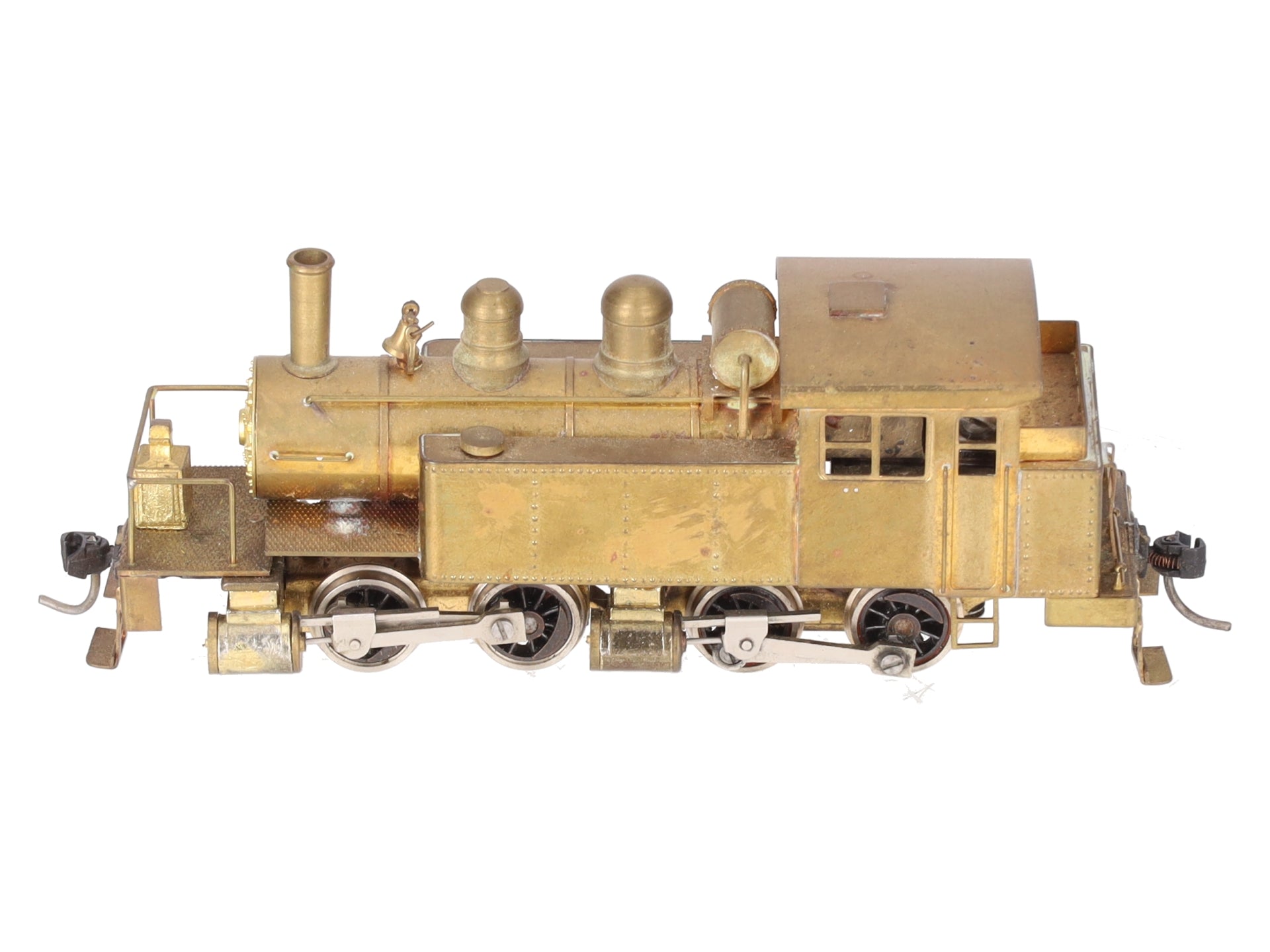 Red Ball HO Brass 0-4-4-0T Logging Locomotive -Unpainted VG/Box