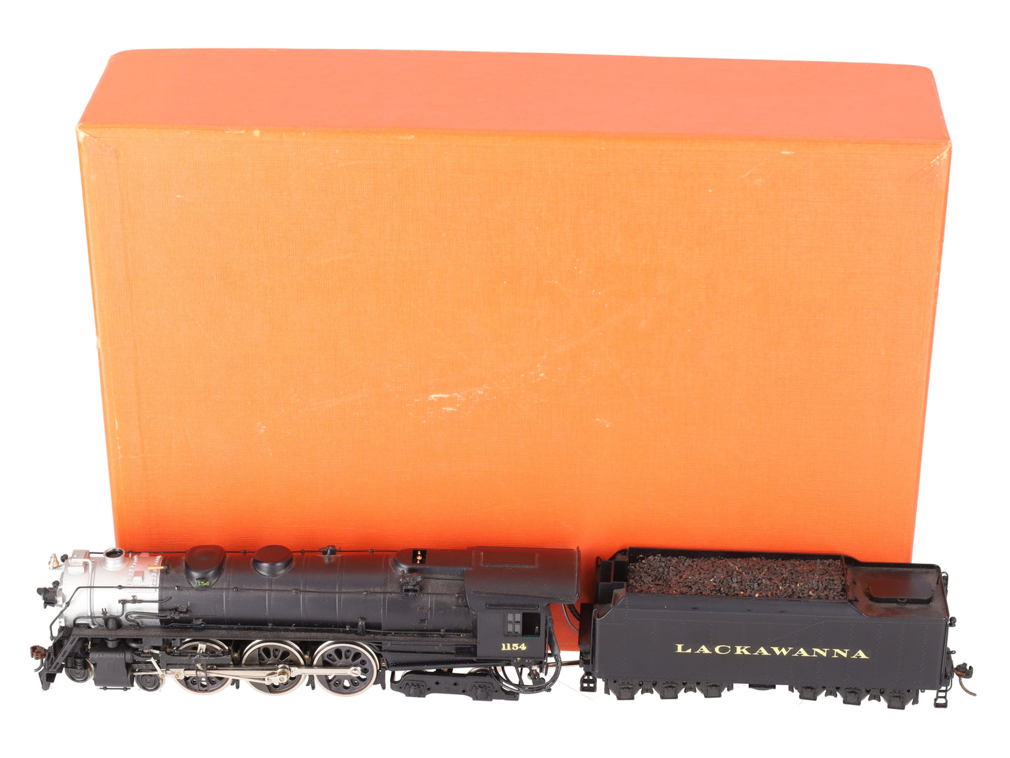 Nickel Plate Products HO BRASS DL&W M-1 Hudson 4-6-4 Steam Locomotive & Tender/Box