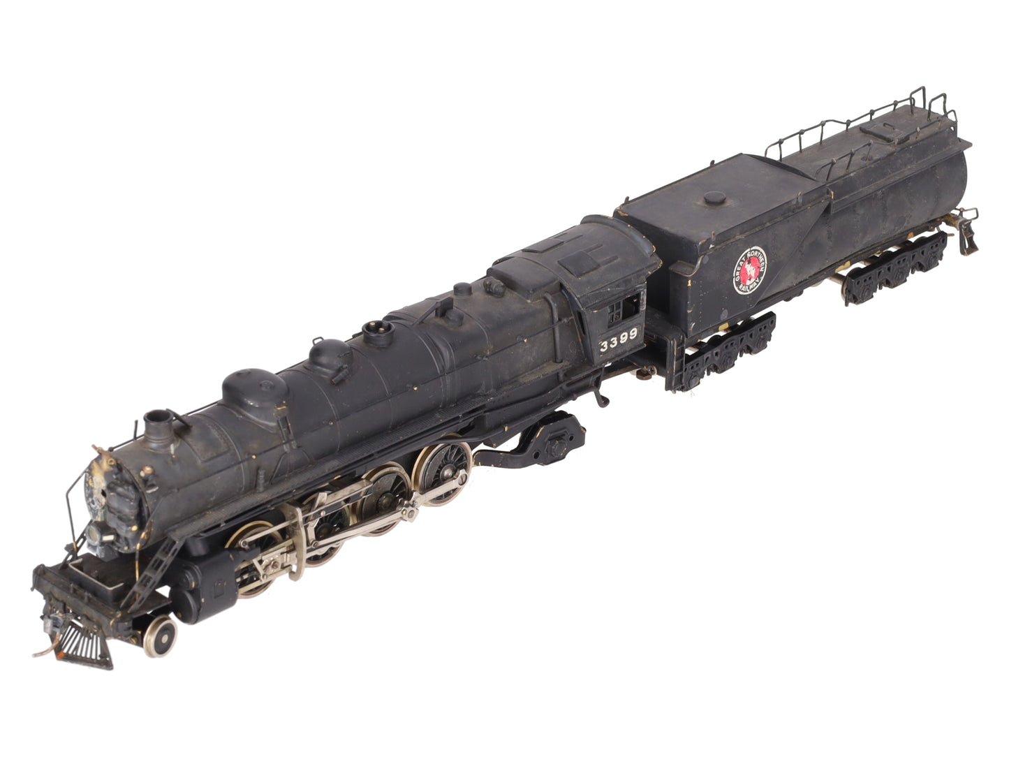 Tenshodo HO Scale BRASS Great Northern 2-8-2 Steam Locomotive & Tender #3399