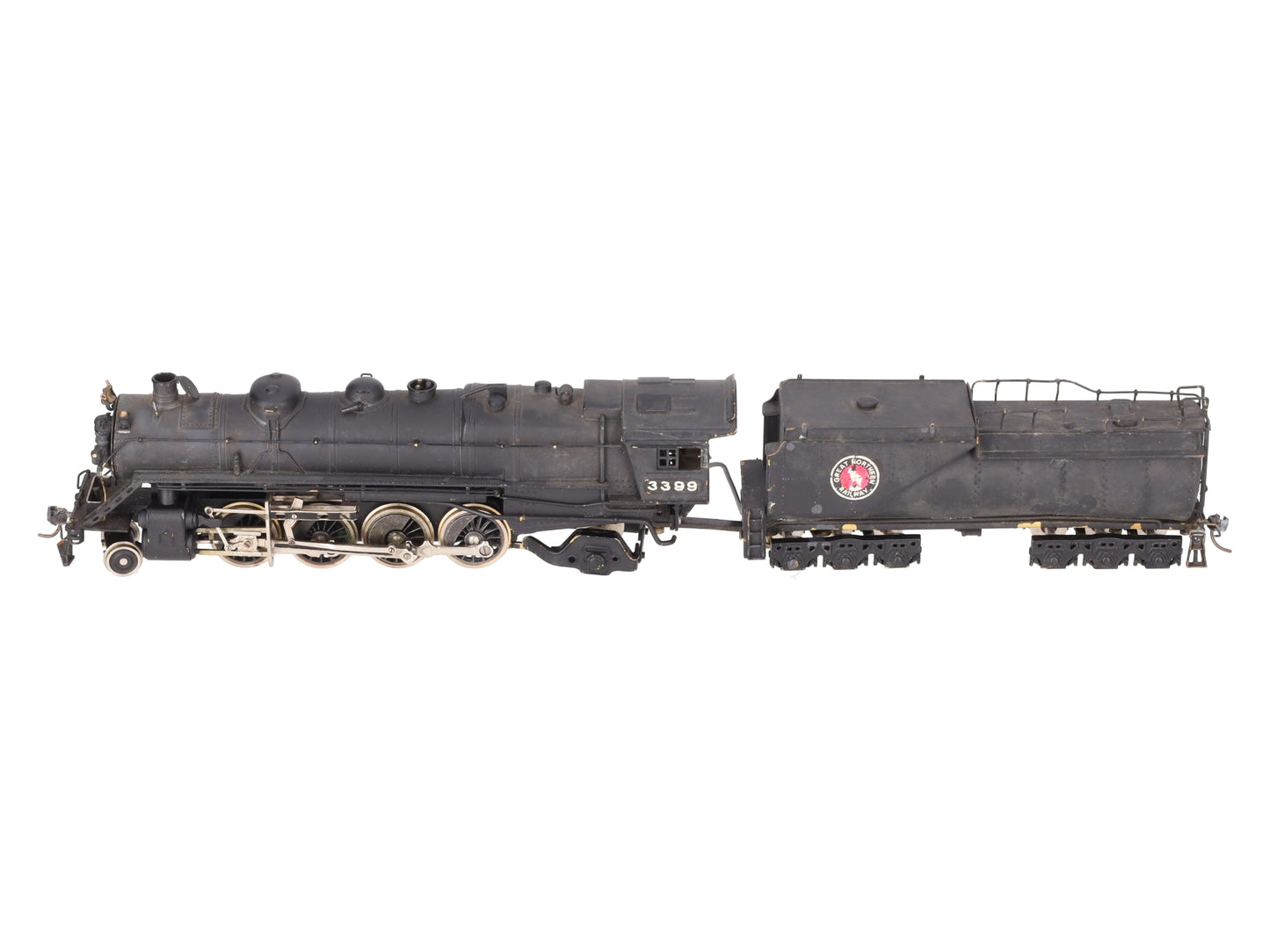 Tenshodo HO Scale BRASS Great Northern 2-8-2 Steam Locomotive & Tender #3399
